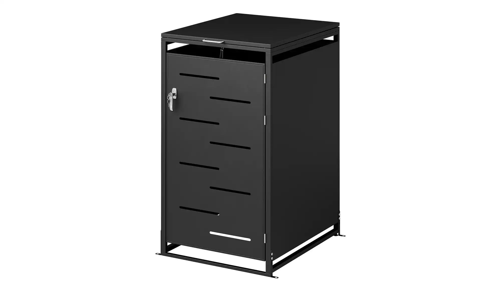 Mülltonnenbox Bornholm ¦ schwarz ¦ Maße (cm): B: 68 H: 120 T: 80.0 Garten > Gartenzubehör > Gartenaufbewahrung - Höffner