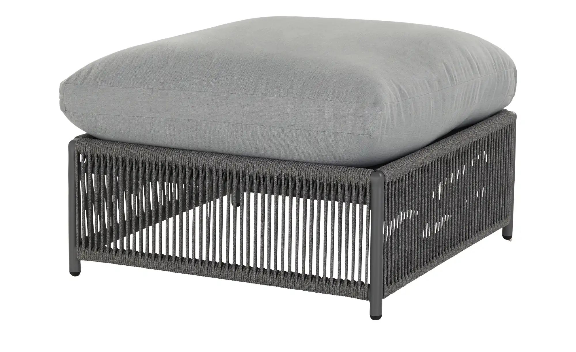 Hocker  Barcelona ¦ grau ¦ Maße (cm): B: 80,5 H: 33 T: 80,5 Garten > Garten günstig online kaufen