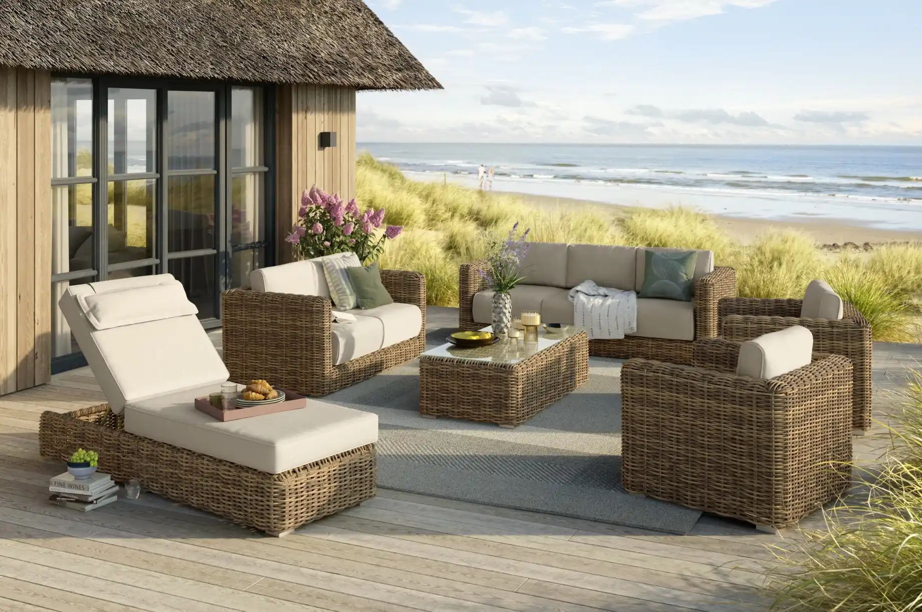 Sessel  Curacao ¦ braun ¦ Maße (cm): B: 91 H: 70 T: 89.0 Garten > Gartenmöb günstig online kaufen
