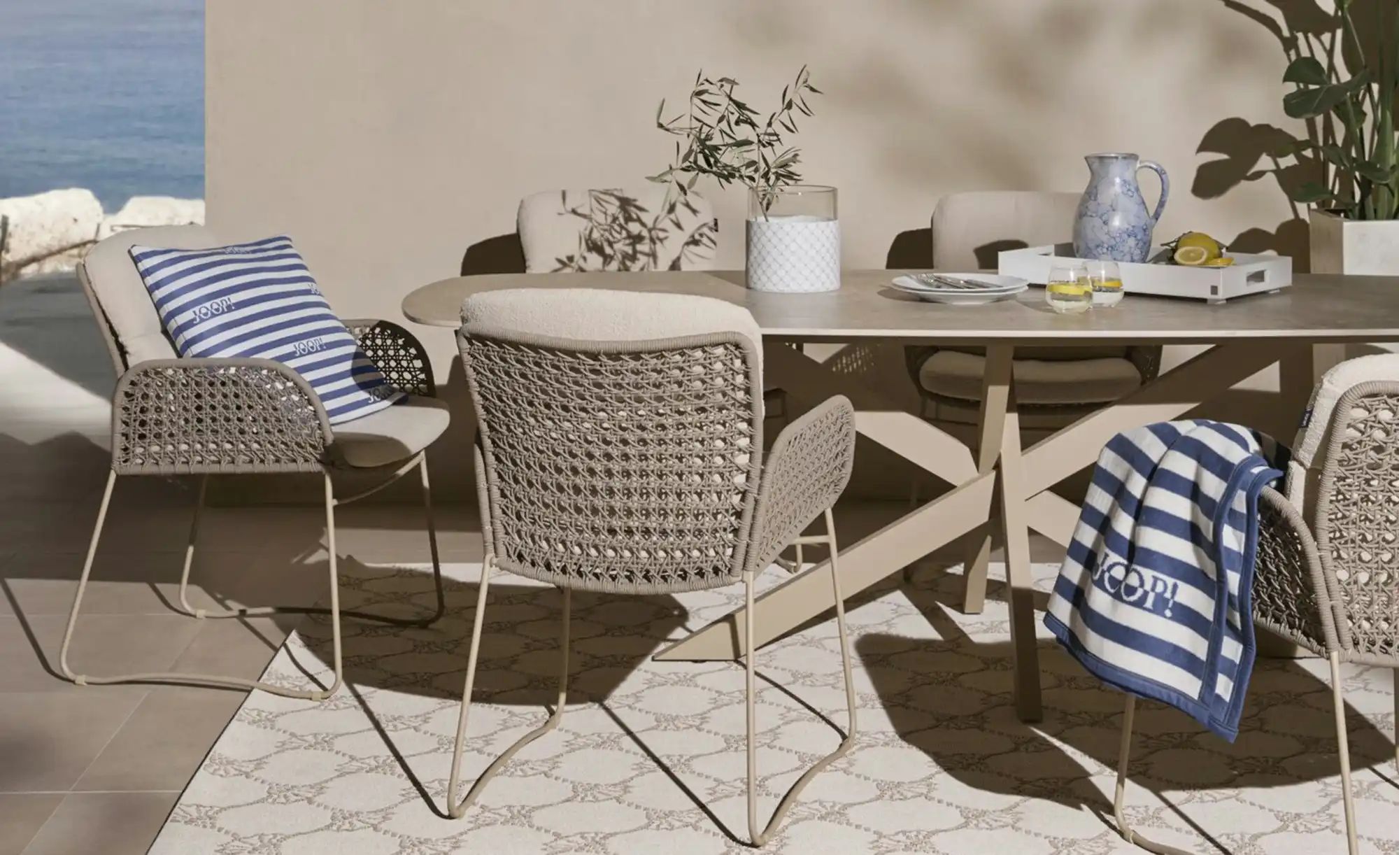 Stuhl  Mesh ¦ beige ¦ Maße (cm): B: 66 H: 83 Garten > Gartenmöbel > Gartens günstig online kaufen