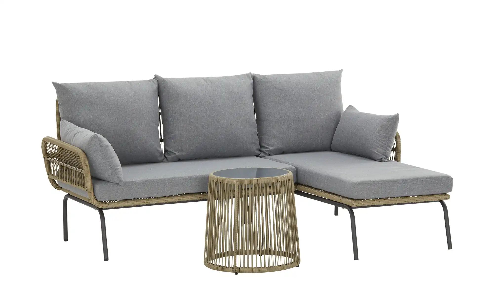 Lounge - Set  Birmingham ¦ grau Garten > Gartenmöbel > Gartenmöbelsets - Hö günstig online kaufen