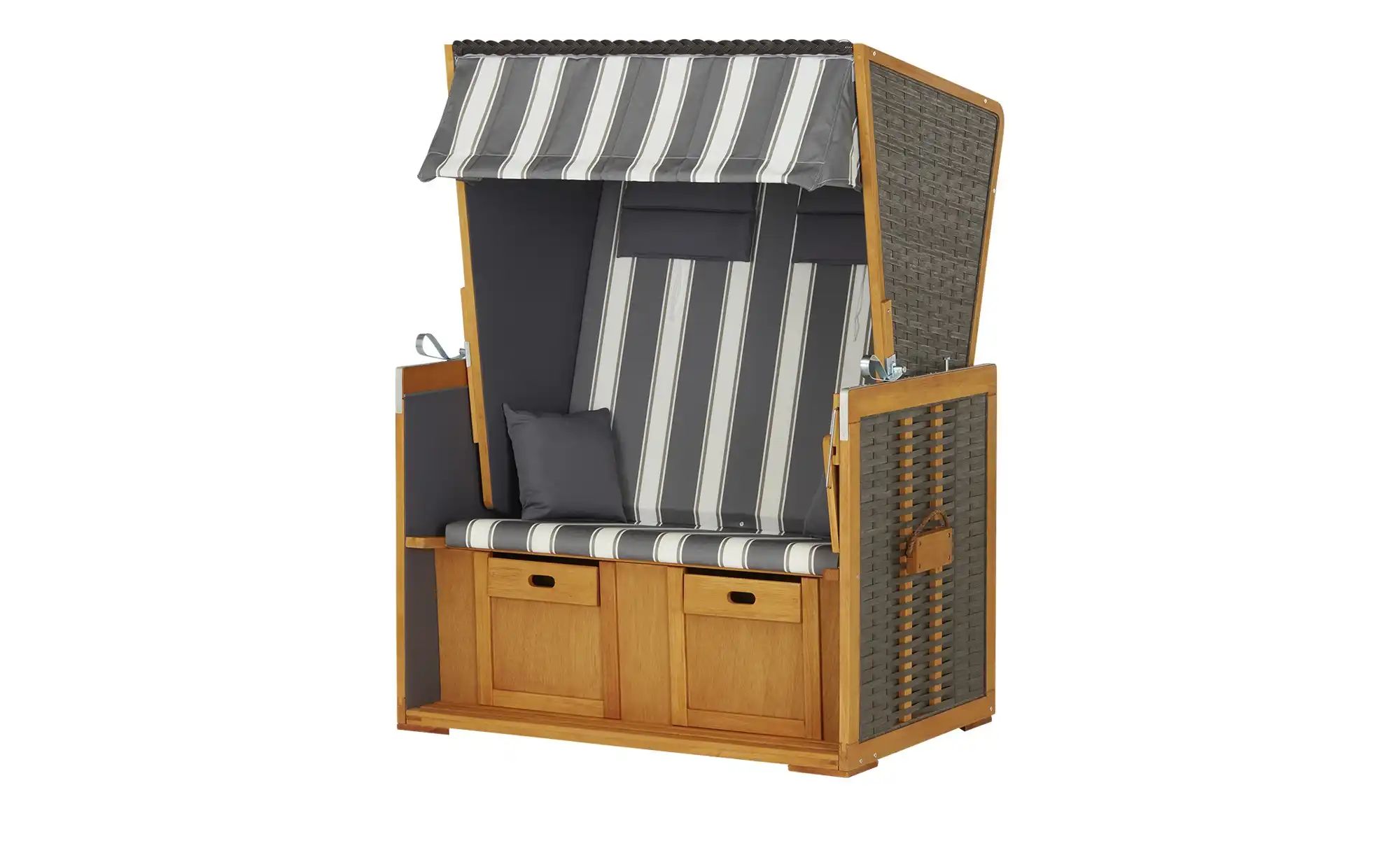 Strandkorb  Baabe ¦ holzfarben ¦ Maße (cm): B: 118 H: 160 T: 80.0 Garten > günstig online kaufen