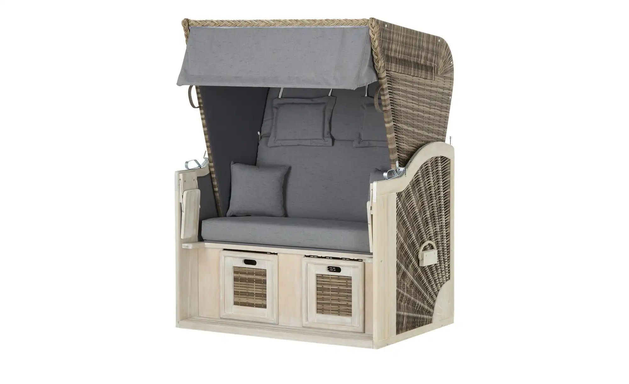 Strandkorb  Husum ¦ braun ¦ Maße (cm): B: 125 H: 170 T: 90.0 Garten > Garte günstig online kaufen