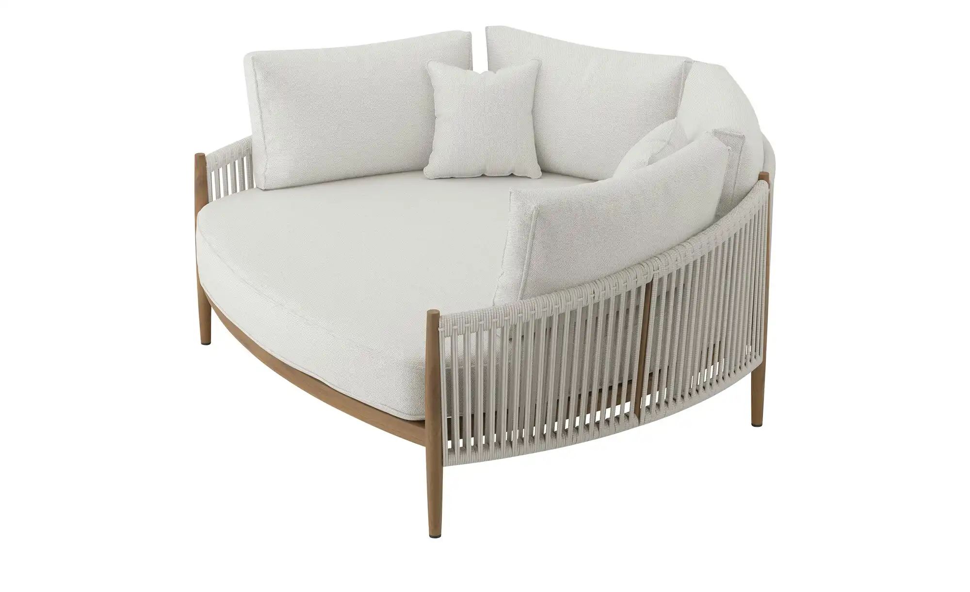 a casa mia Daybed  Tropea ¦ beige ¦ Maße (cm): B: 163,5 H: 71,5 T: 143.5 Ga günstig online kaufen