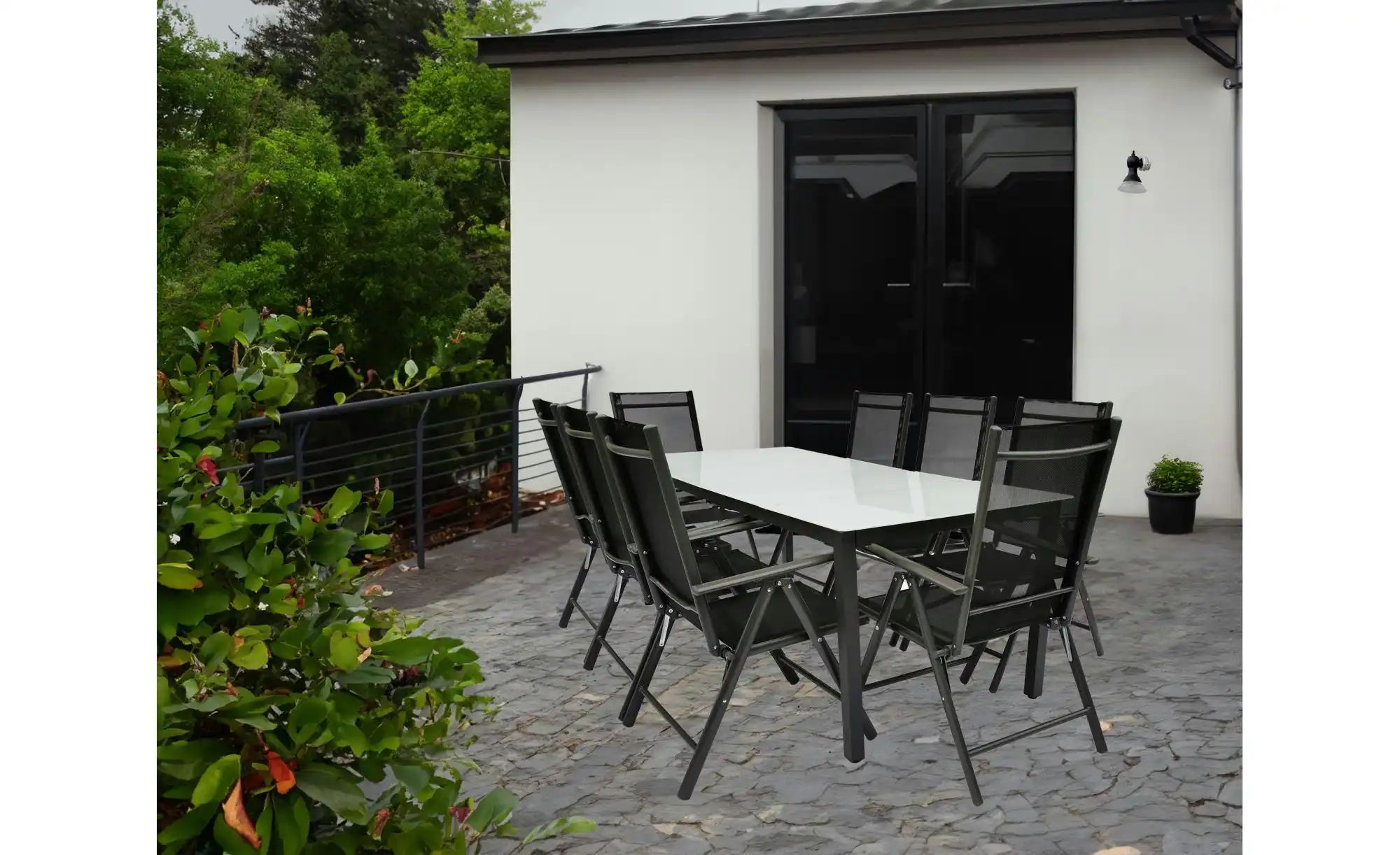 Thumbnail - Tisch   ¦ schwarz ¦ Maße (cm): B: 90 H: 73 Garten > Gartenmöbel > Gartentische - Höffner