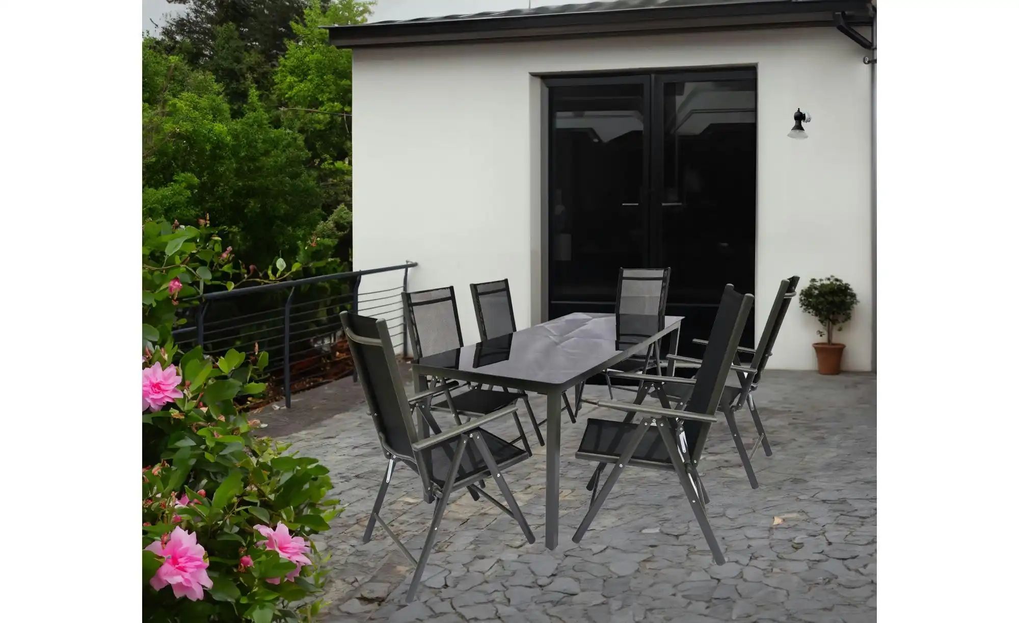 Tisch   ¦ schwarz ¦ Maße (cm): B: 90 H: 73 Garten > Gartenmöbel > Gartentis günstig online kaufen