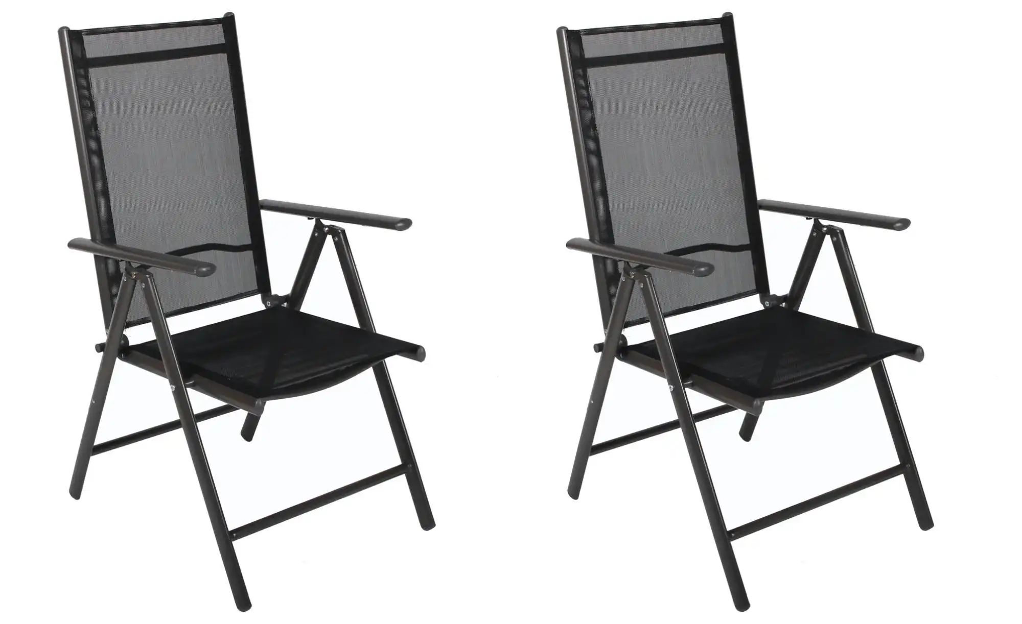 Gartenstuhl 4er-Set   ¦ grau ¦ Maße (cm): B: 56 H: 105 Garten > Gartenmöbel günstig online kaufen