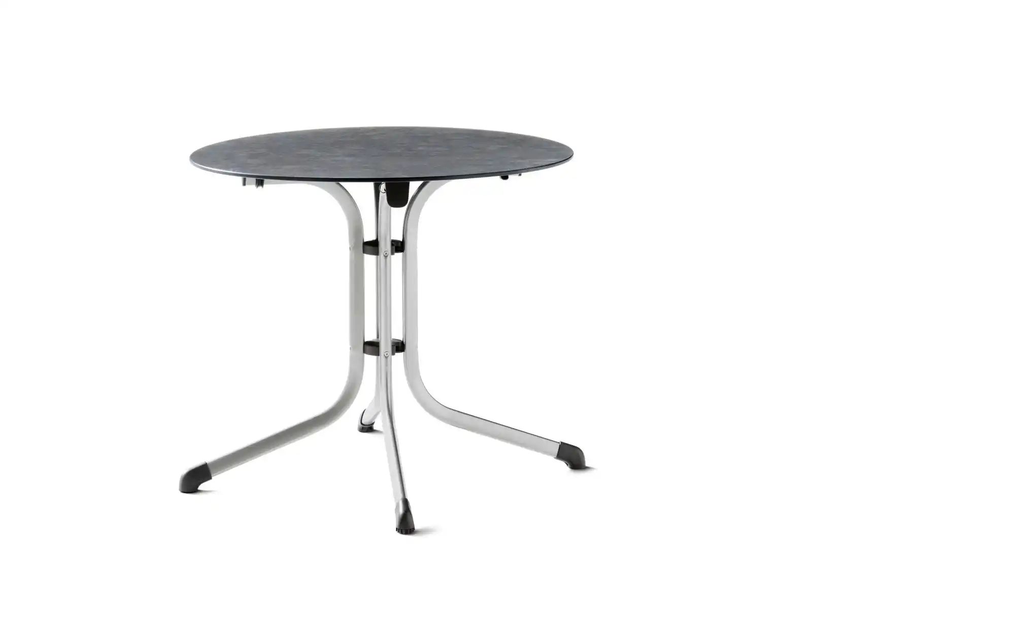 Sieger Klapptisch   ¦ grau ¦ Maße (cm): B: 85 H: 73  Ø: 85 Garten > Gartenm günstig online kaufen