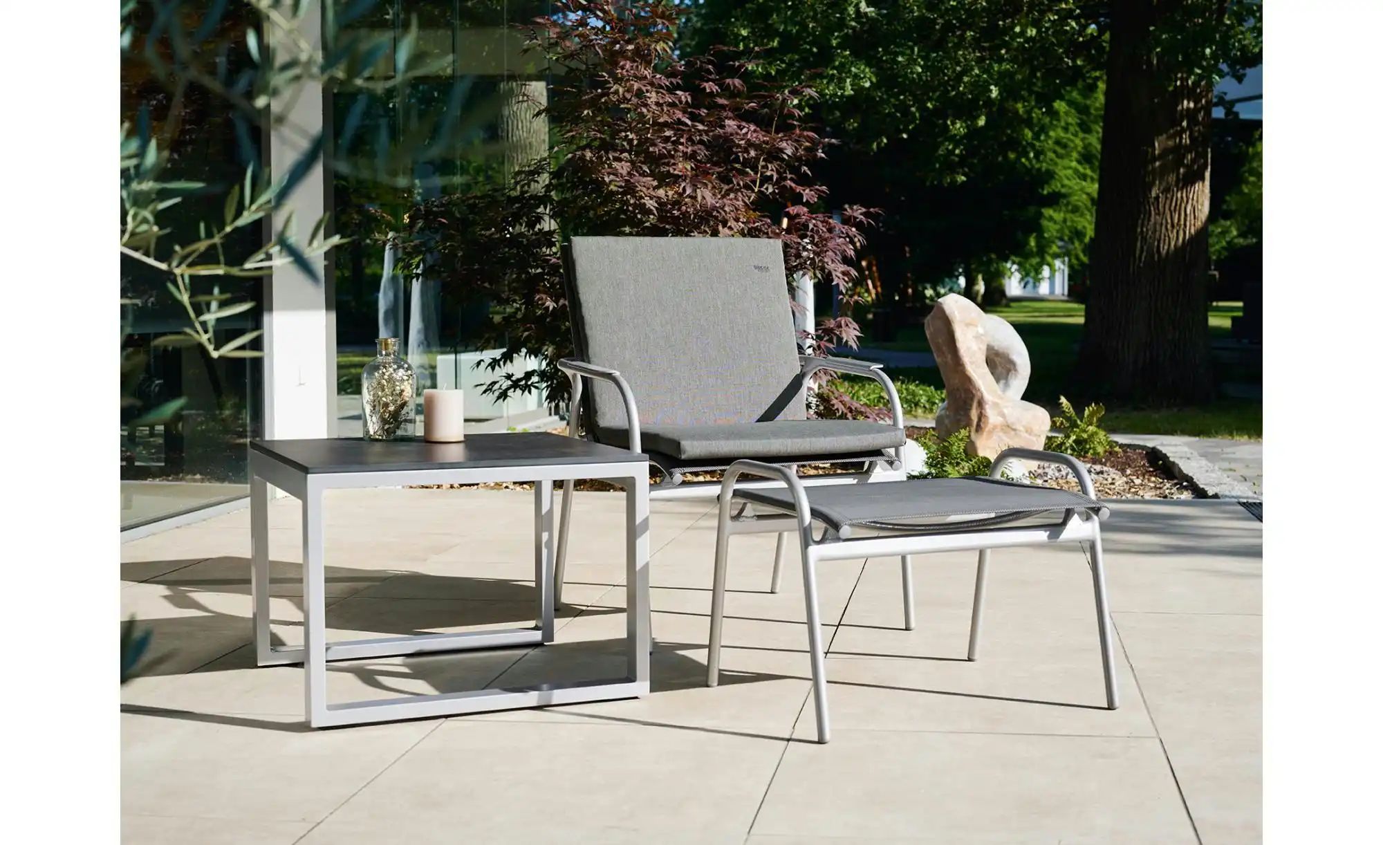 Sieger Loungetisch   ¦ schwarz ¦ Maße (cm): B: 60 H: 44 Garten > Gartenmöbe günstig online kaufen