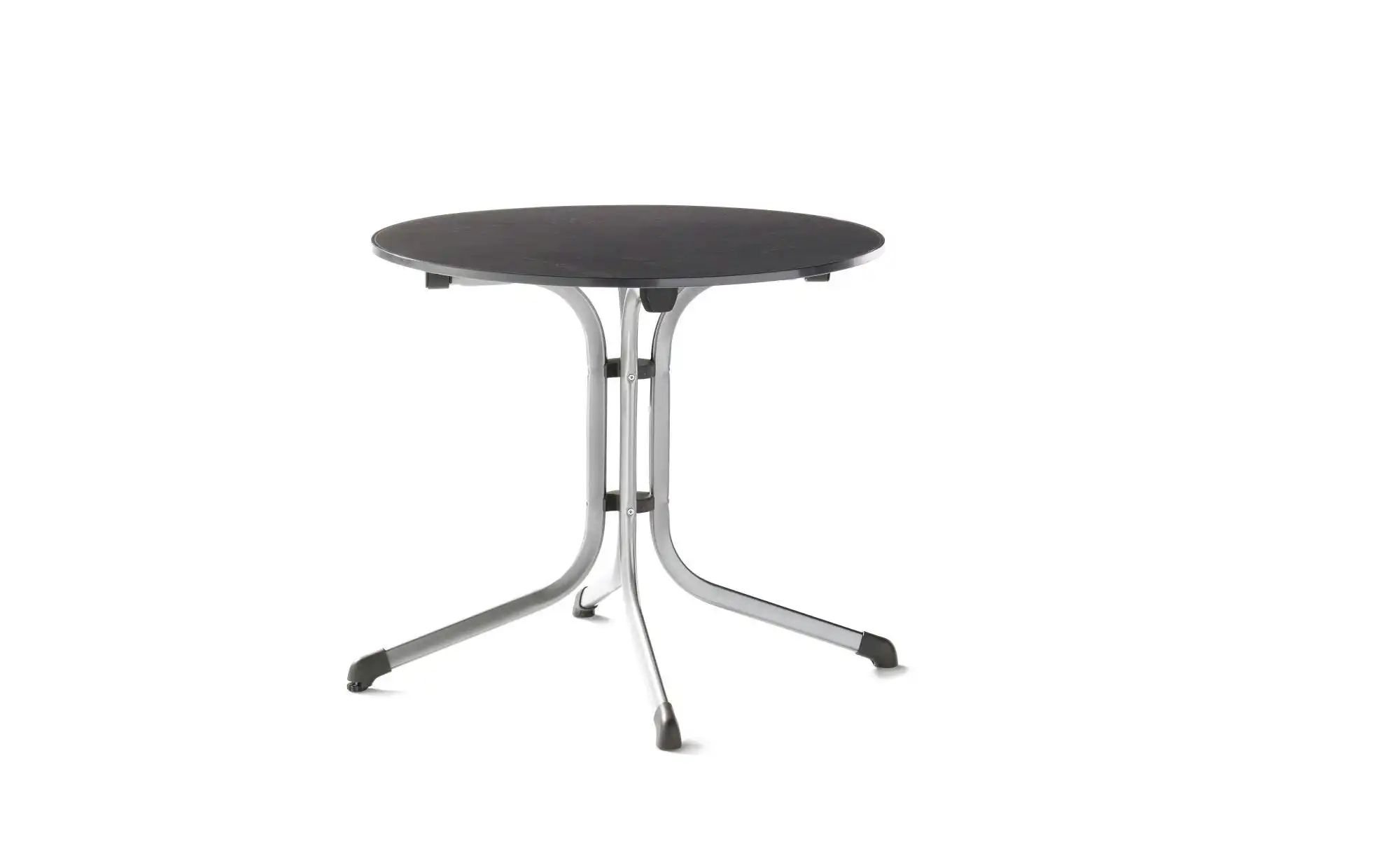 Sieger Klapptisch   ¦ grau ¦ Maße (cm): B: 85 H: 73  Ø: 85 Garten > Gartenm günstig online kaufen
