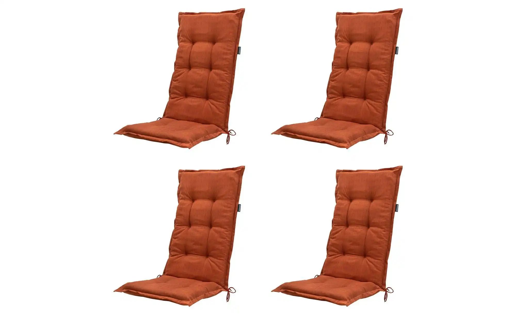 Madison Rot Gartenmöbel Zubehör, Kissen Hoch Basic 4Er-Set Terra Ca.123 X 50 Cm, 50% Baumwolle / 50% Polyester - Image 3