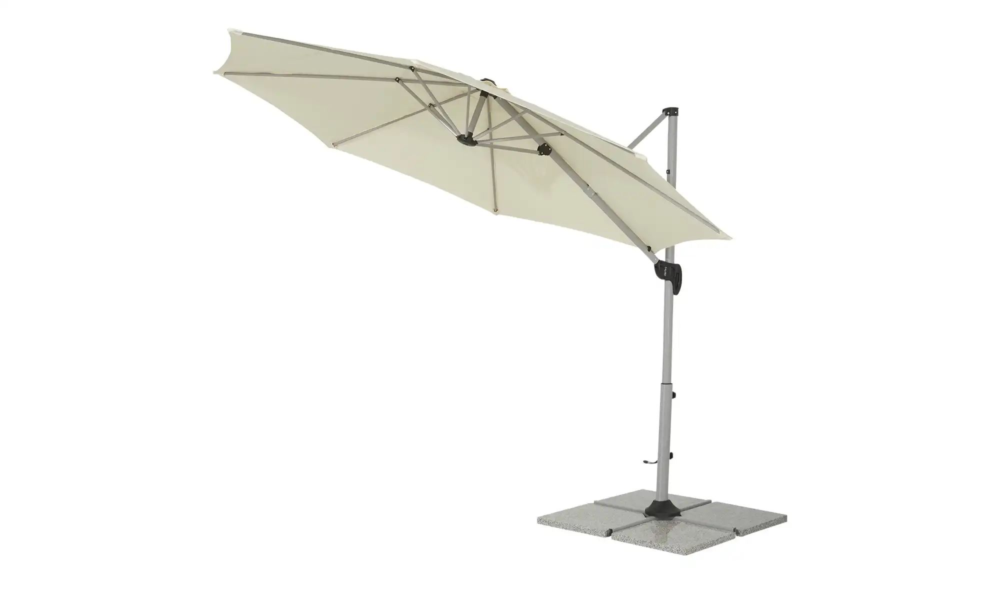 Ampelschirm  Ø 300 cm Derby Sun ¦ beige ¦ Maße (cm): H: 244  Ø: 300 Garten günstig online kaufen