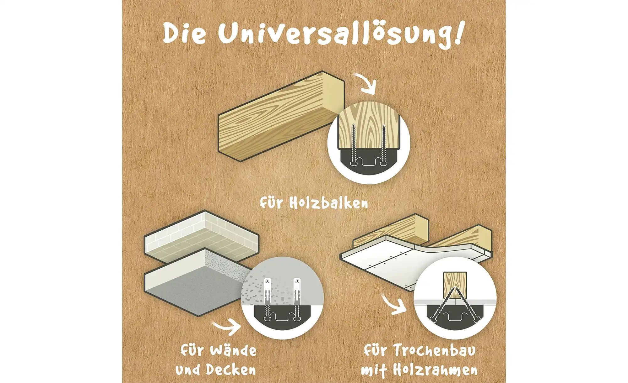 Thumbnail - La Siesta Befestigungsset für Hängesessel   ¦ schwarz Garten > Gartenmöbel nach Materialien > Kunststoff-Gartenmöbel - H...