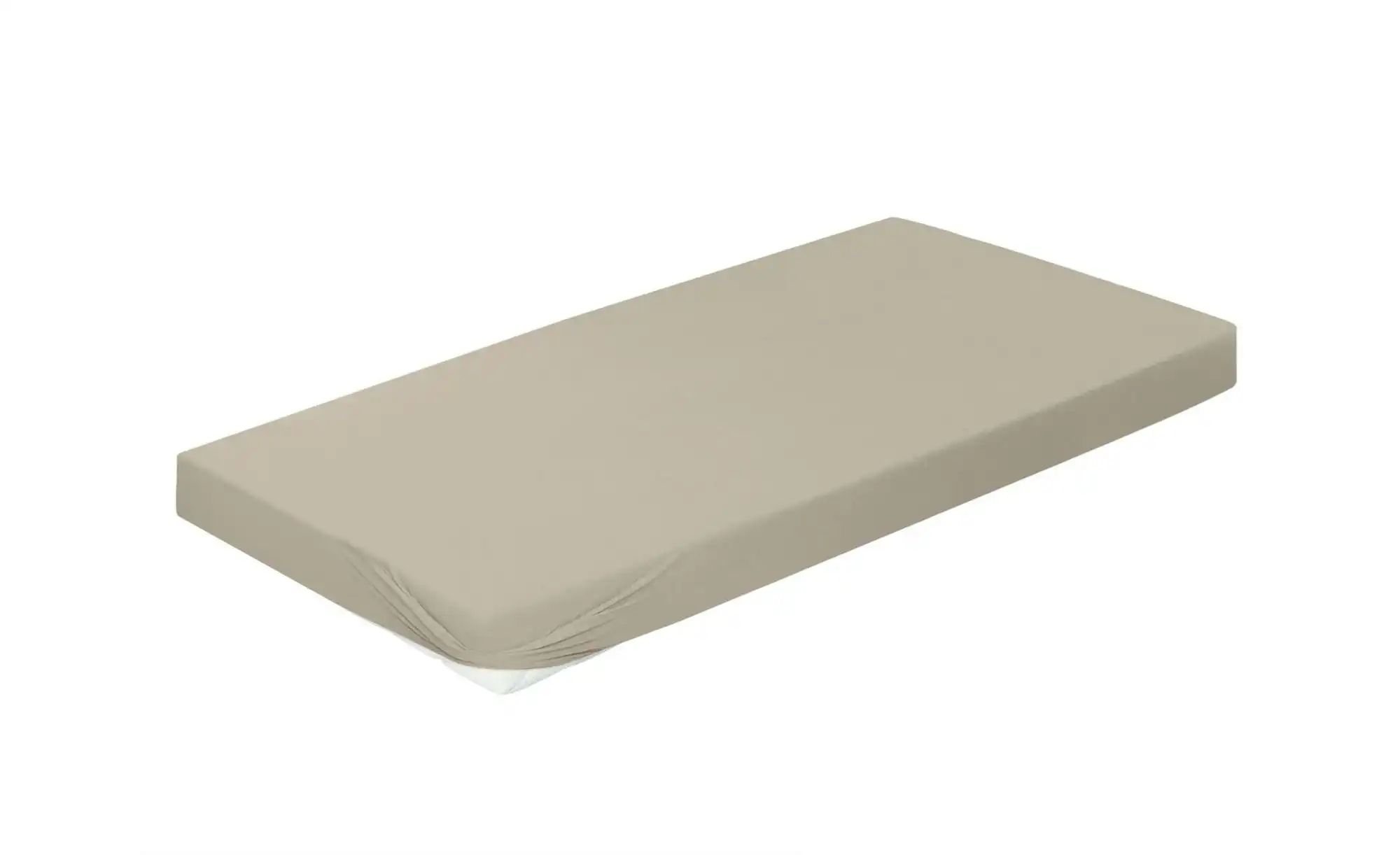 Bierbaum Jersey Spannbetttuch   ¦ braun ¦ Maße (cm): B: 190 H: 1 Bettwaren günstig online kaufen