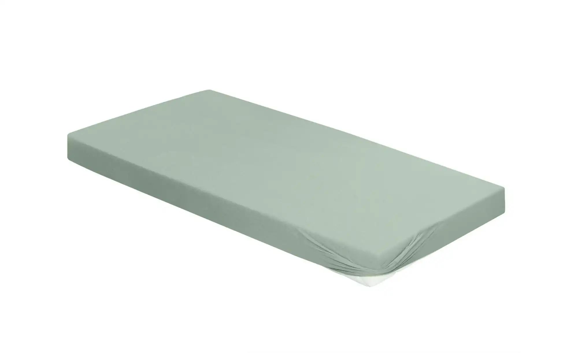 Thumbnail - Bierbaum Jersey Spannbetttuch   ¦ grün ¦ Maße (cm): B: 190 H: 1 Bettwaren > Bettlaken - Höffner