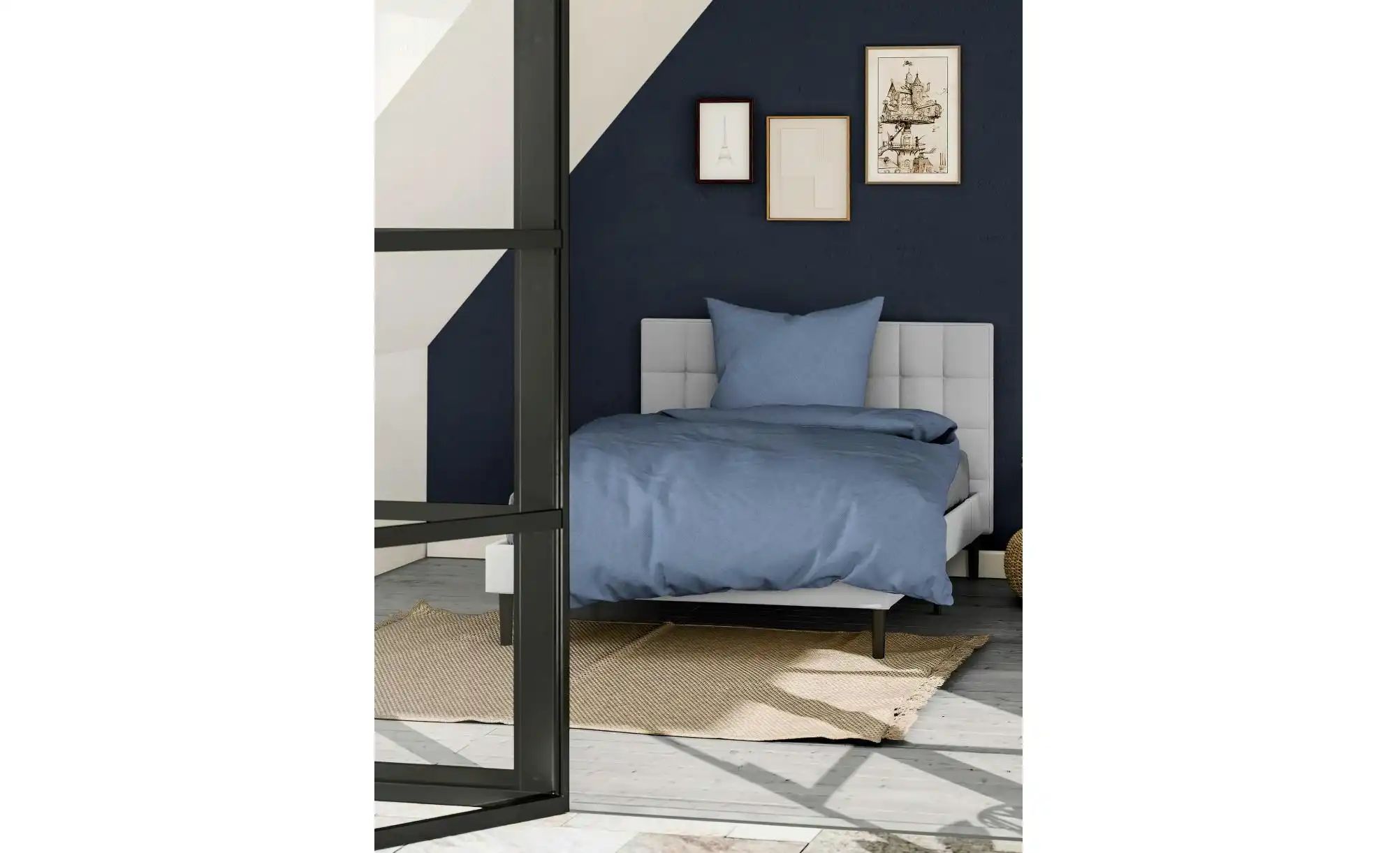 Bierbaum Biber Bettwäsche   ¦ blau ¦ Maße (cm): B: 135 H: 1 Bettwaren > Bet günstig online kaufen