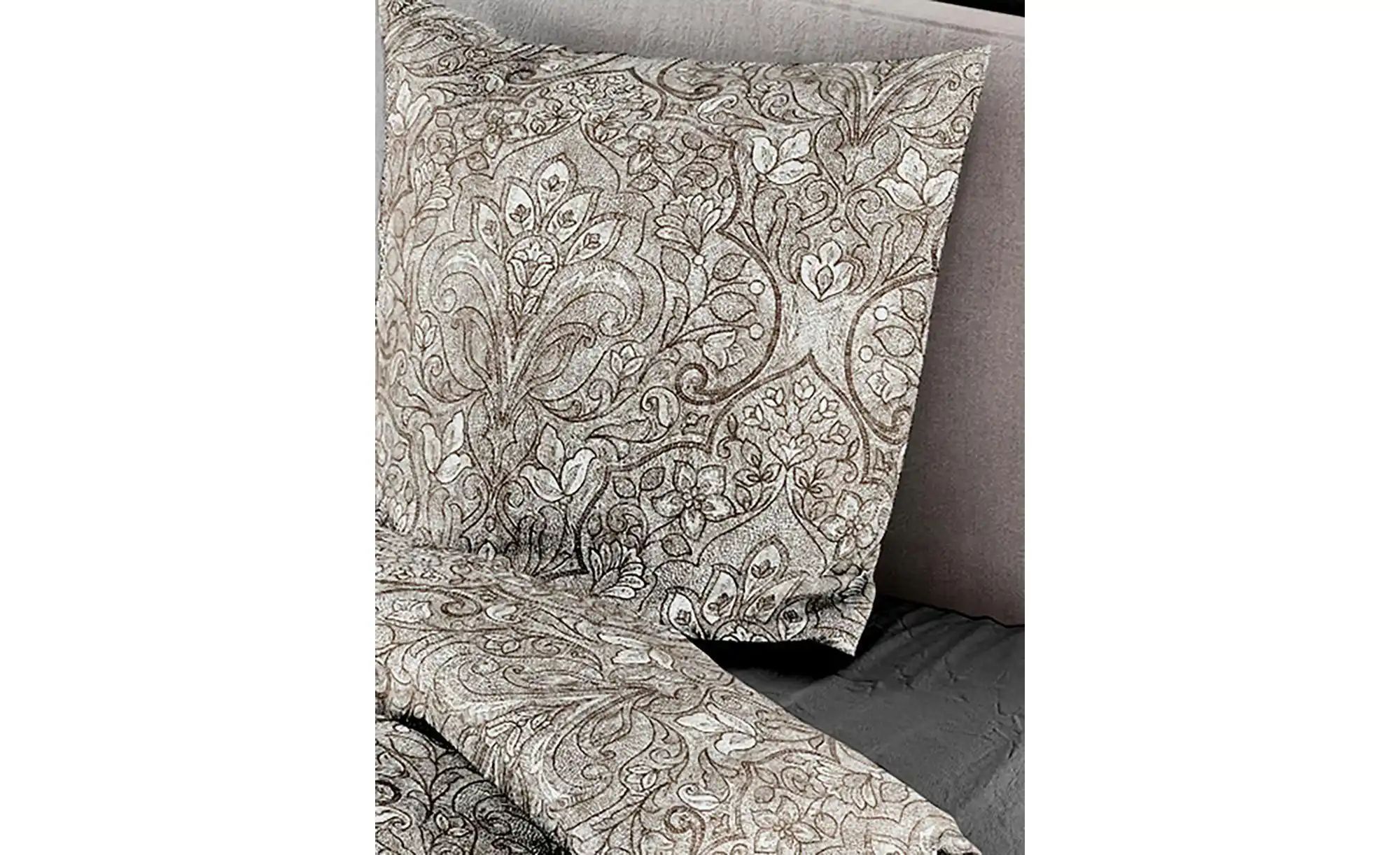 Bierbaum Mako-Satin Bettwäsche   ¦ braun ¦ Maße (cm): B: 135 H: 1 Bettwaren günstig online kaufen