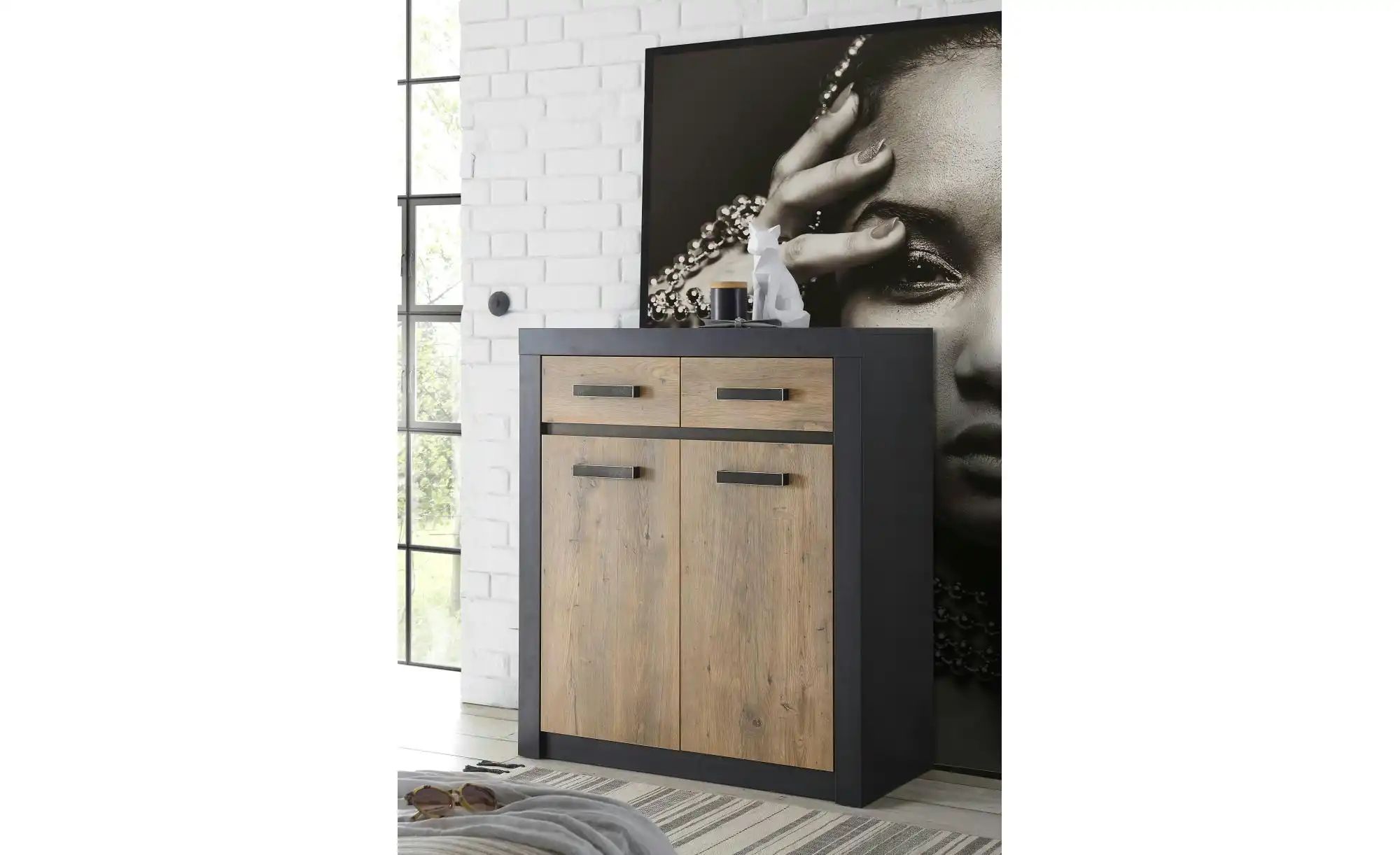 Garderobenset  Balerma ¦ grau ¦ Maße (cm): B: 192 H: 200 T: 42.0 Garderoben günstig online kaufen