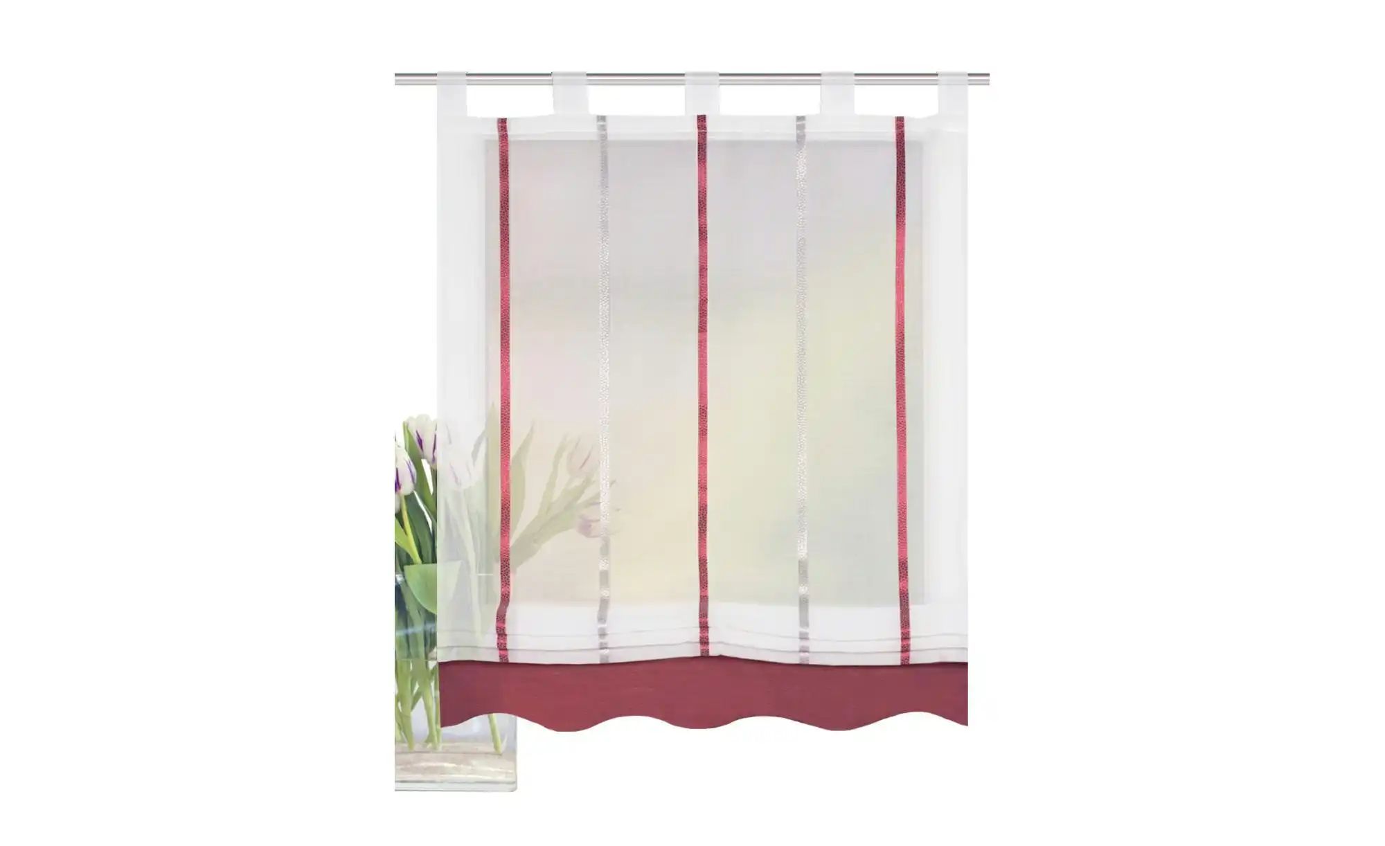 HOME Wohnideen Raffrollo   ¦ rot ¦ Maße (cm): B: 100 H: 140 Gardinen & Roll günstig online kaufen