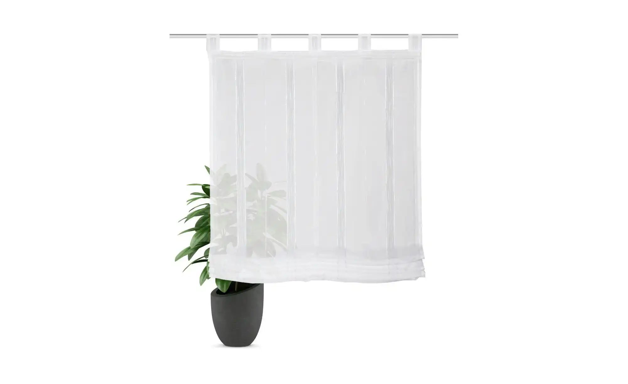 HOME Wohnideen Raffrollo   ¦ weiß ¦ Maße (cm): B: 80 H: 140 Gardinen & Roll günstig online kaufen