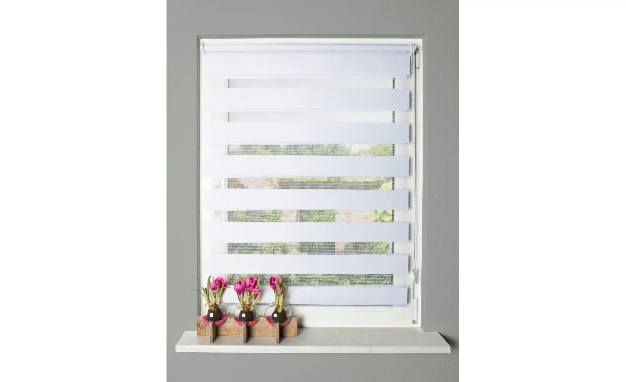 Thumbnail - HOME Wohnideen Kettenzugrollo ¦ weiß ¦ Maße (cm): B: 40 Gardinen & Rollos > Rollos & Jalousien > Seitenzugrollos - Höf...