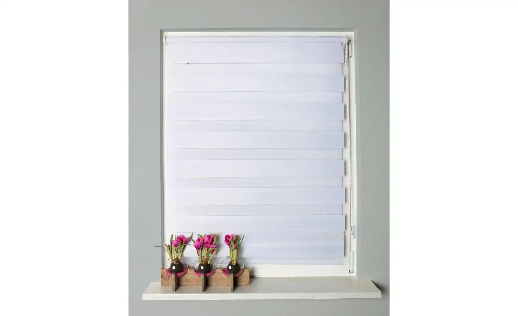 Thumbnail - HOME Wohnideen Kettenzugrollo ¦ weiß ¦ Maße (cm): B: 40 Gardinen & Rollos > Rollos & Jalousien > Seitenzugrollos - Höf...