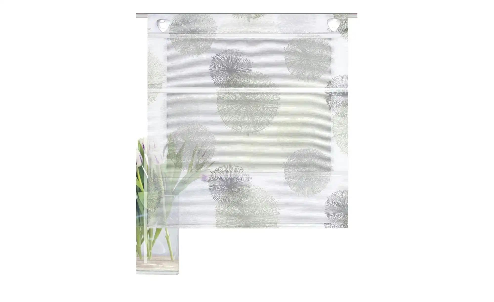 HOME WOHNIDEEN Raffrollo "RAWLINS" mit Ösen freihängend bedruckt günstig online kaufen