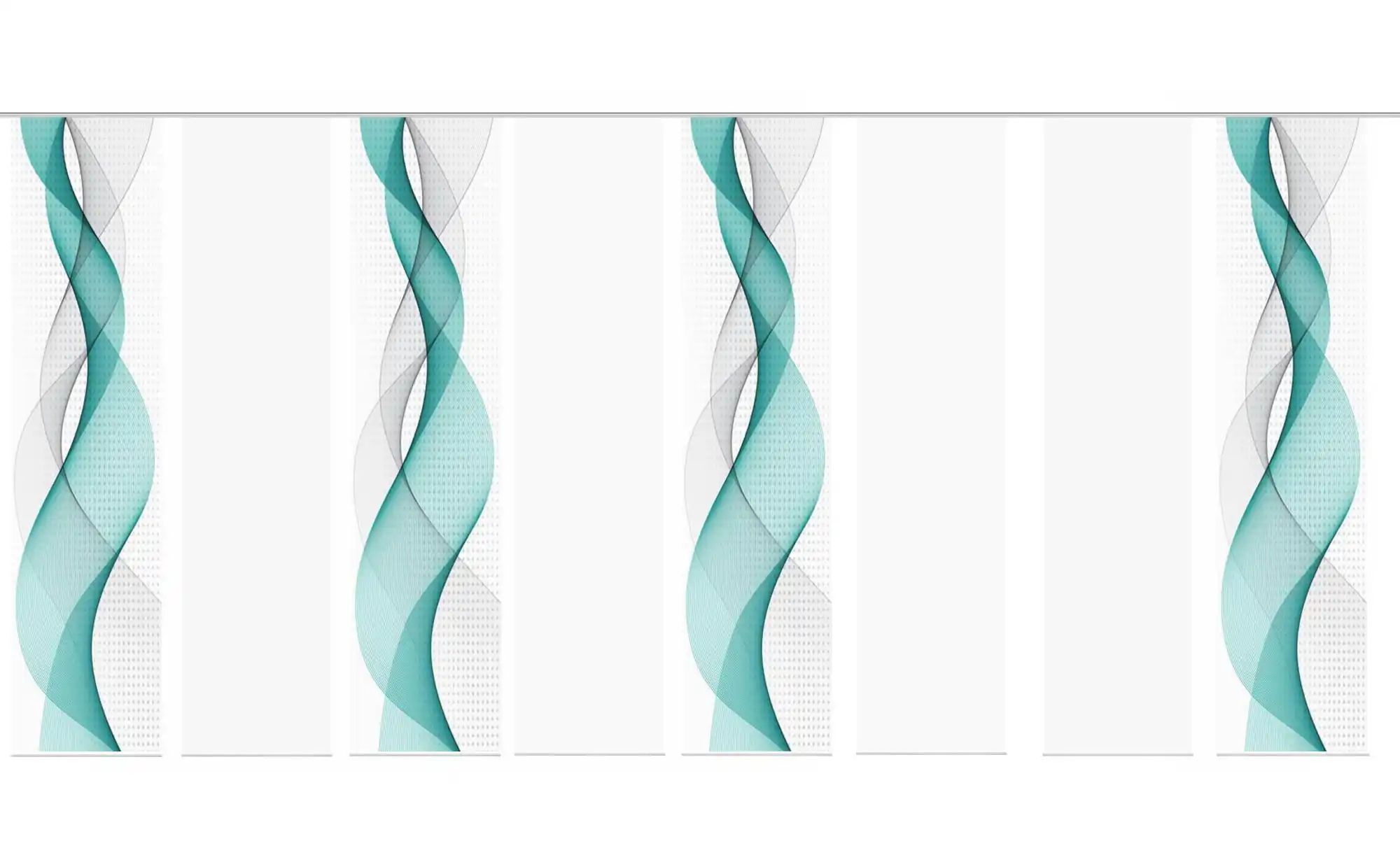 HOME Wohnideen Schiebevorhang   ¦ türkis/petrol ¦ Maße (cm): B: 60 Gardinen günstig online kaufen