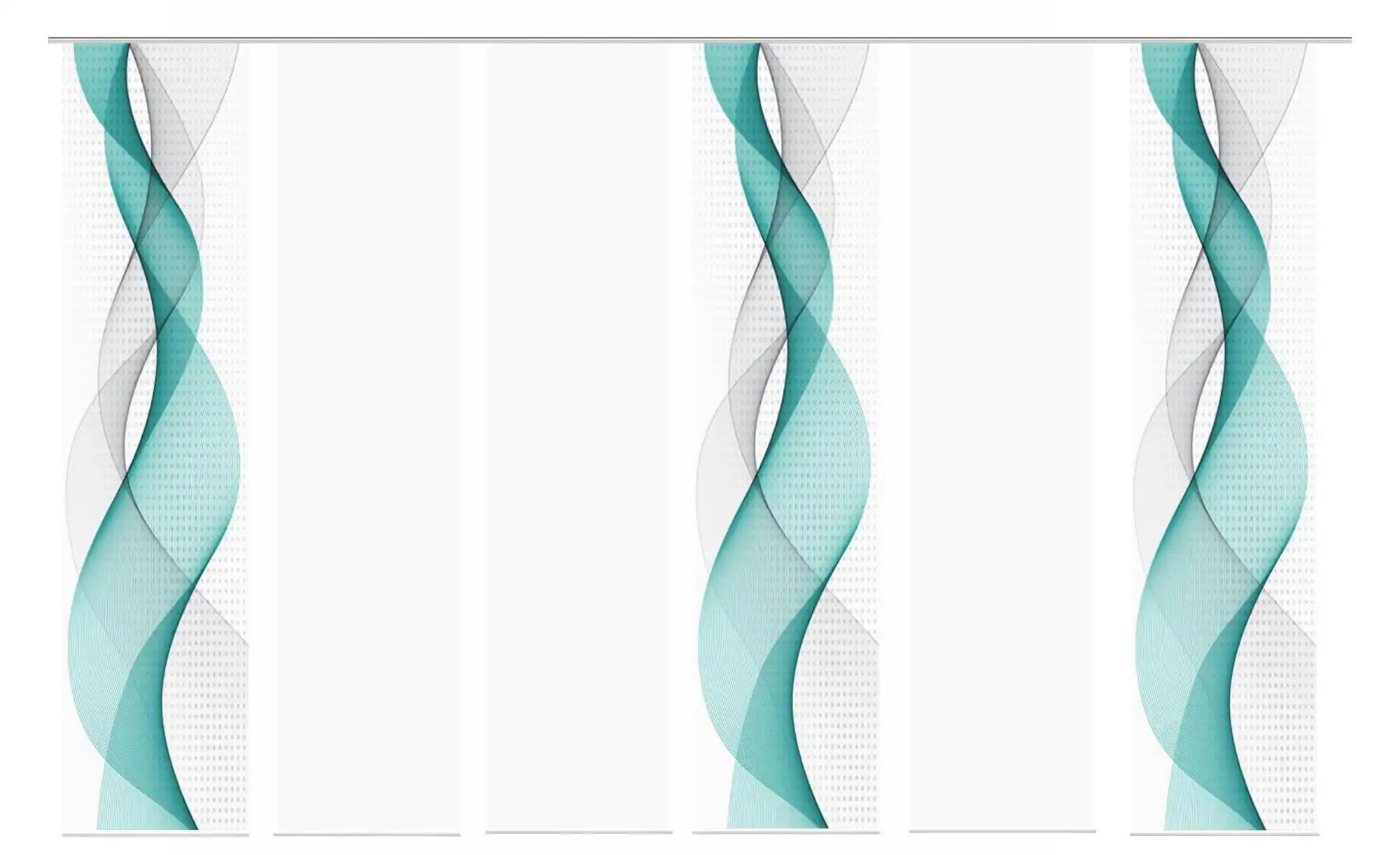 HOME WOHNIDEEN Schiebegardine "OPALIA 6ER SET" Paneelwagen 6 Stk. tlg. HxB: günstig online kaufen