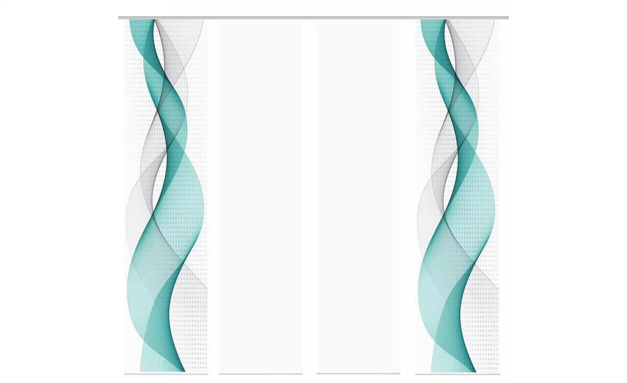 HOME WOHNIDEEN Schiebegardine "OPALIA 4ER SET" Paneelwagen 4 Stk. tlg. HxB: günstig online kaufen