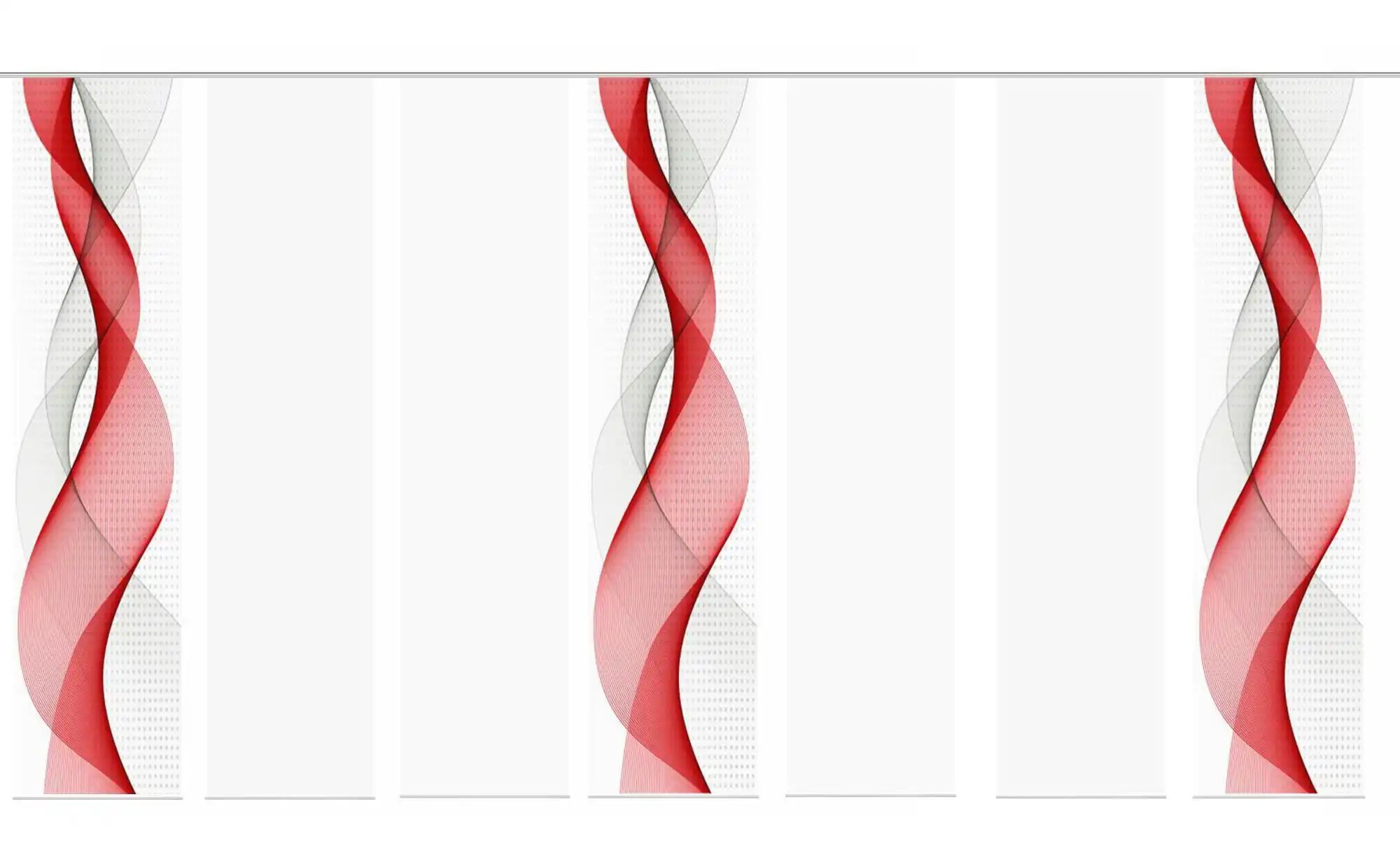 HOME Wohnideen Schiebevorhang   ¦ rot ¦ Maße (cm): B: 60 Gardinen & Rollos günstig online kaufen