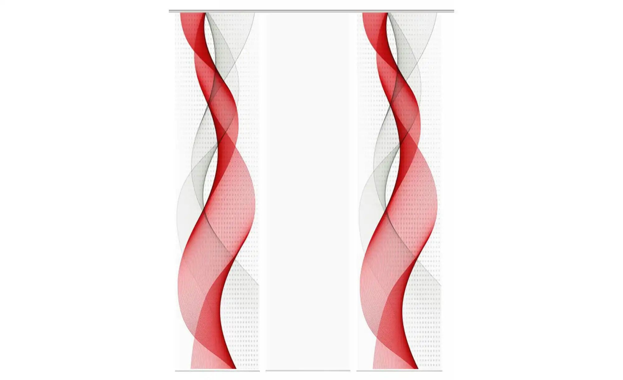 HOME Wohnideen Schiebevorhang   ¦ rot ¦ Maße (cm): B: 60 Gardinen & Rollos günstig online kaufen