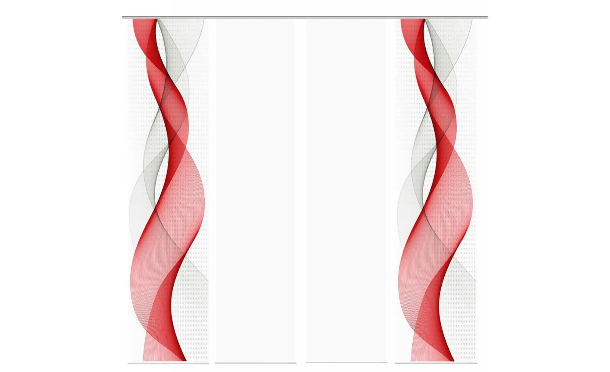 HOME Wohnideen Schiebevorhang   ¦ rot ¦ Maße (cm): B: 60 Gardinen & Rollos günstig online kaufen