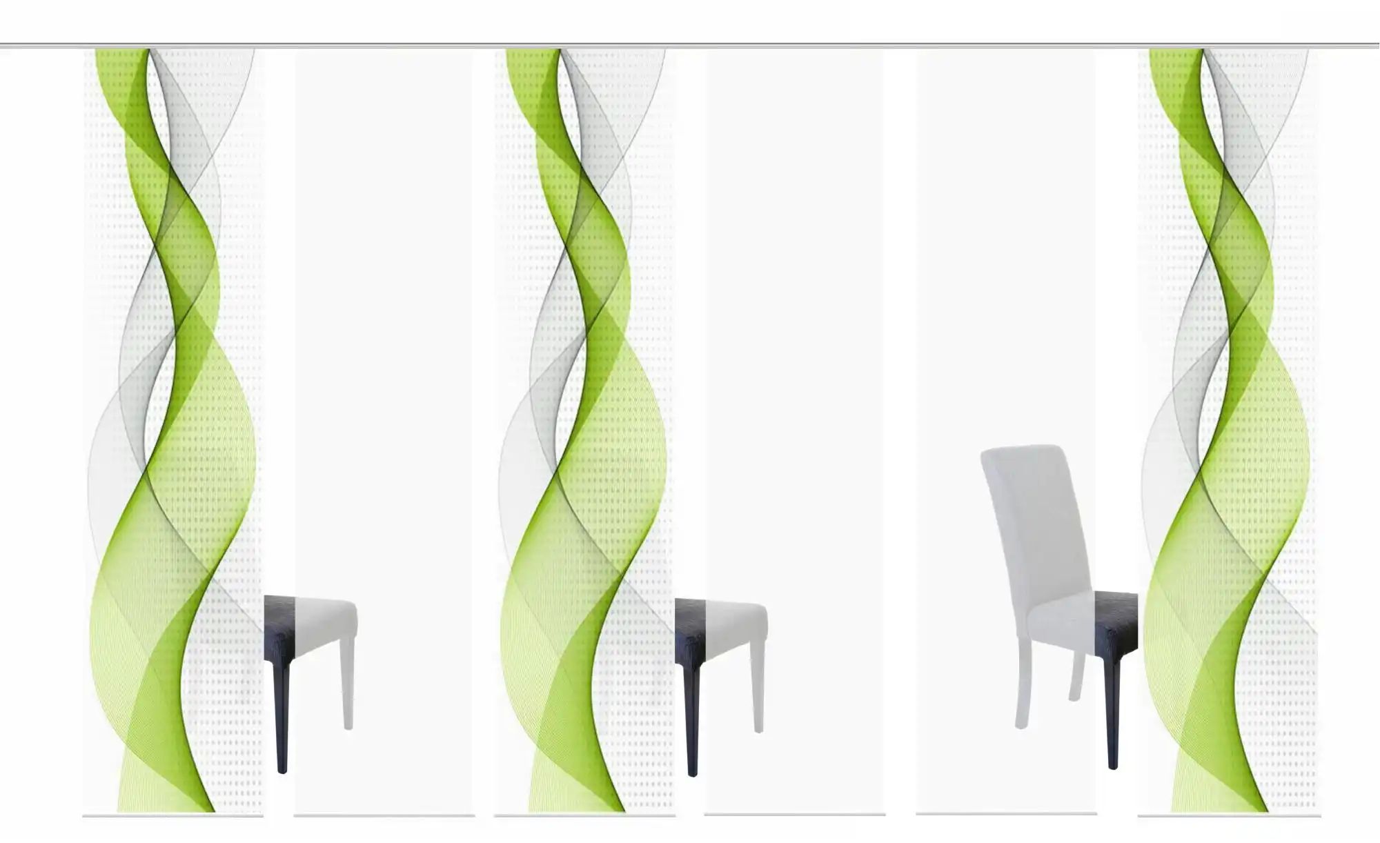 HOME WOHNIDEEN Schiebegardine »OPALIA 6ER SET«, (6 St.), HxB: 245x60 günstig online kaufen