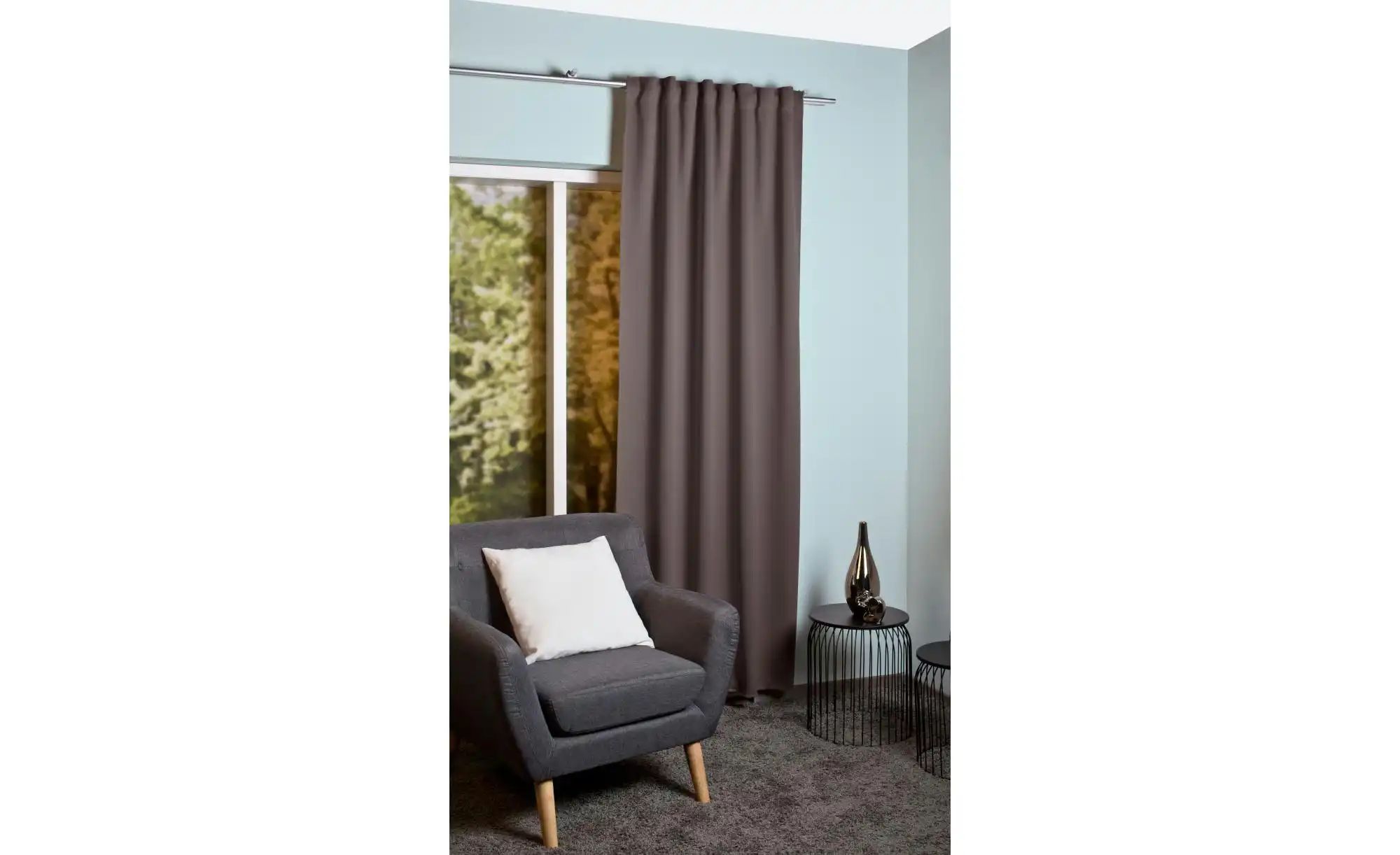 Thumbnail - HOME Wohnideen Verdunklungsschal   ¦ braun ¦ Maße (cm): B: 140 Gardinen & Rollos > Gardinen & Vorhänge > Schiebegardinen...