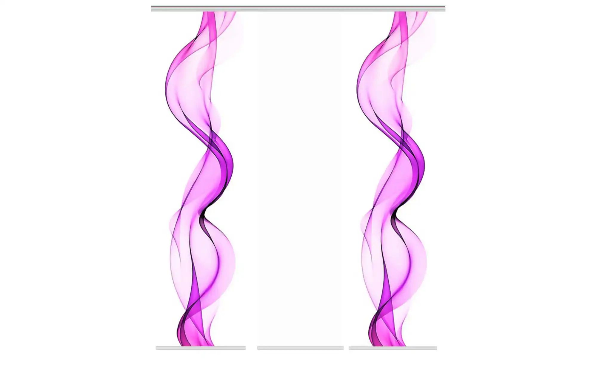 HOME WOHNIDEEN Schiebegardine "ALBERTA" Klettband 3 Stk. tlg. HxB: 245x60, günstig online kaufen