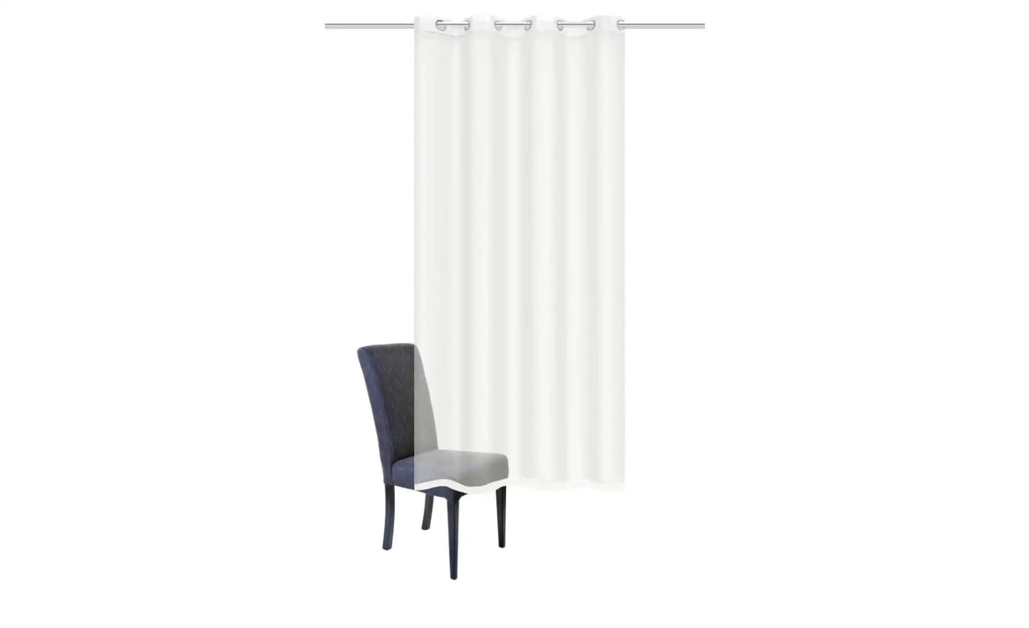 Thumbnail - HOMEbasics Ösenschal   ¦ weiß ¦ Maße (cm): B: 140 H: 175 Gardinen & Rollos > Gardinen & Vorhänge > Schiebegardinen - Höf...