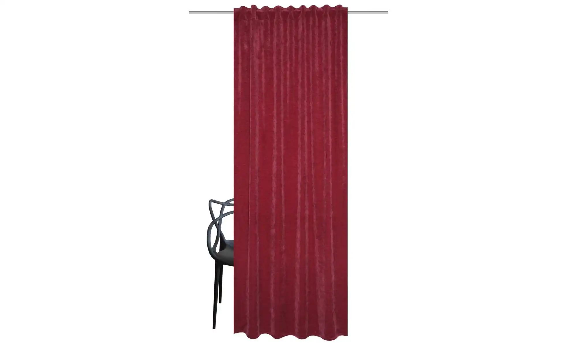 Thumbnail - HOMEbasics Fertigschal   ¦ rot ¦ Synthetik ¦ Maße (cm): B: 135 H: 245 Gardinen & Rollos > Gardinen & Vorhänge > Schiebeg...