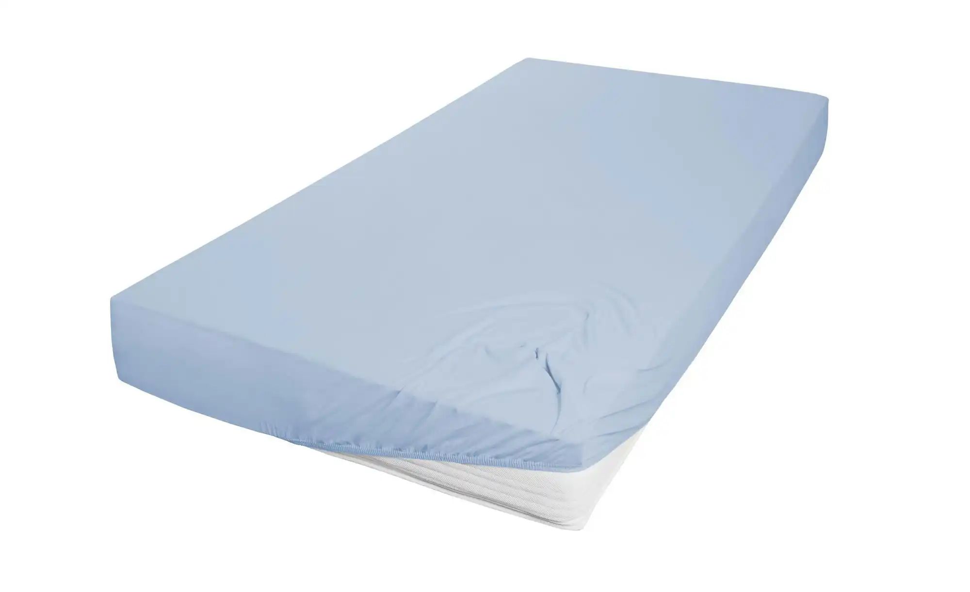 Jersey Spannbettlaken    blau  Maße (cm): B: 150 H: 22 T: 22.0 | 04002895104906
