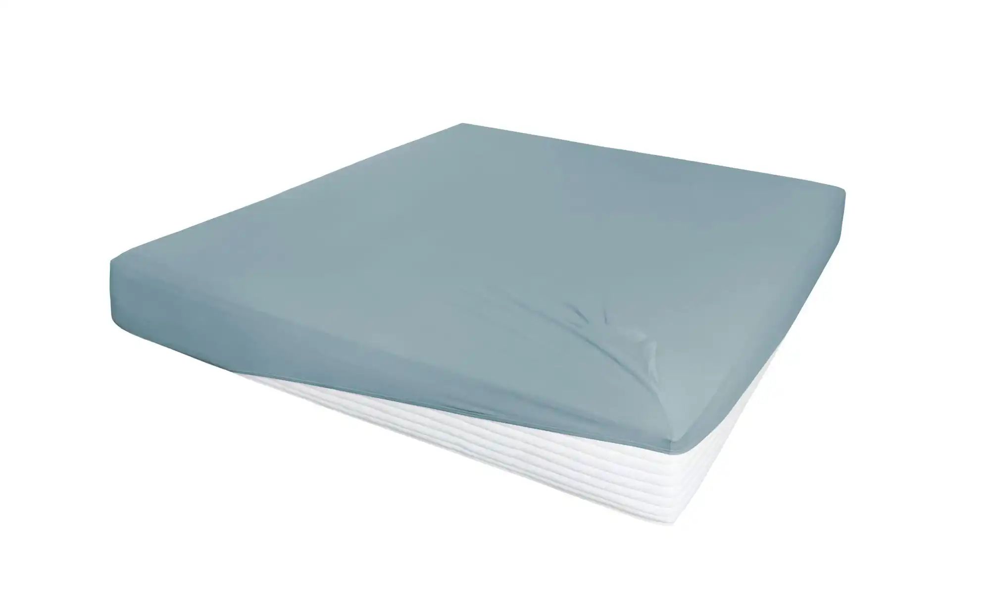 Jersey-Elastan Boxspringlaken   ¦ grün ¦ Maße (cm): B: 150 H: 28 T: 28.0 Be günstig online kaufen