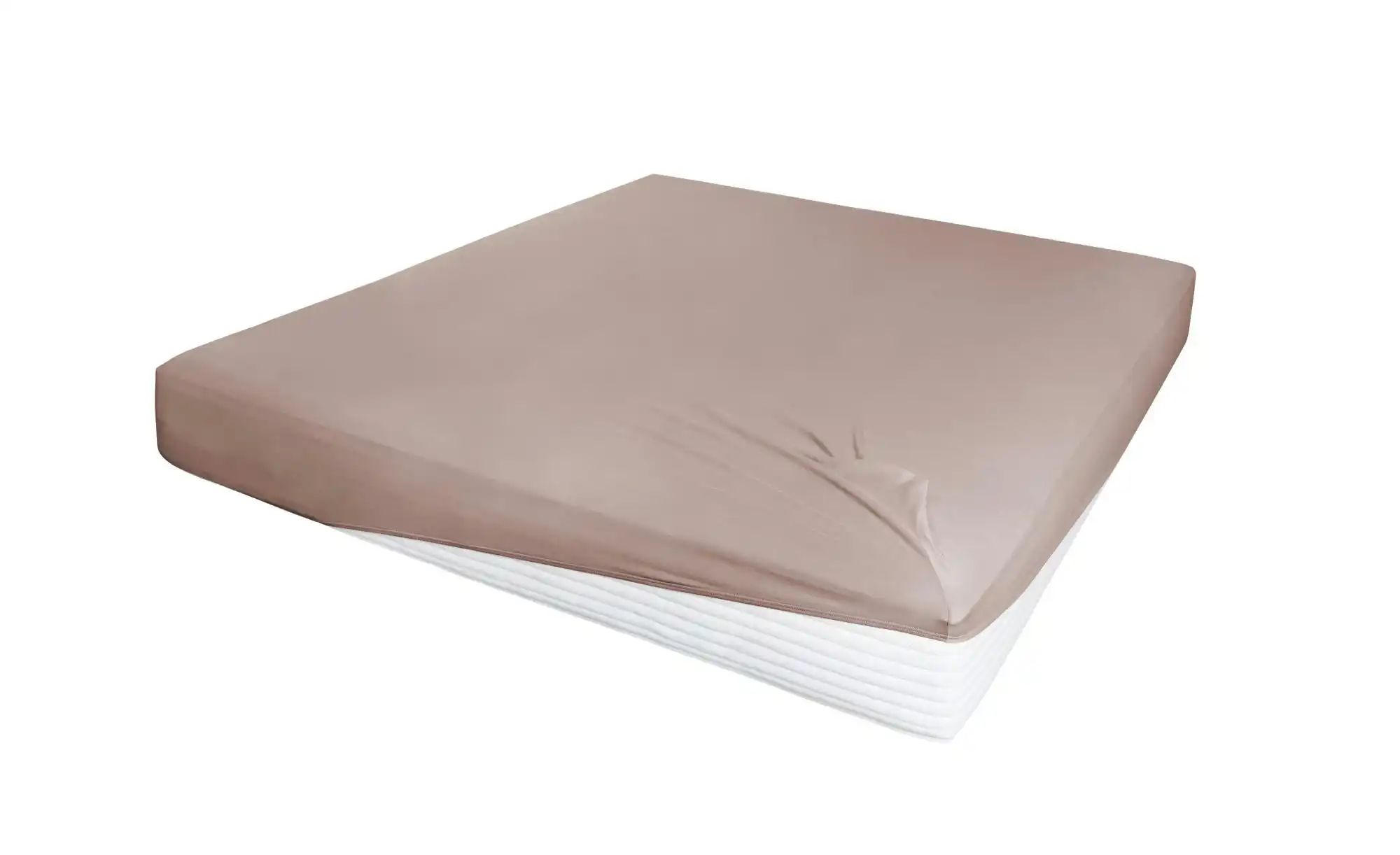 Jersey-Elastan Boxspringlaken ¦ braun ¦ Maße (cm): B: 100 H: 28 T: 28 Bettw günstig online kaufen