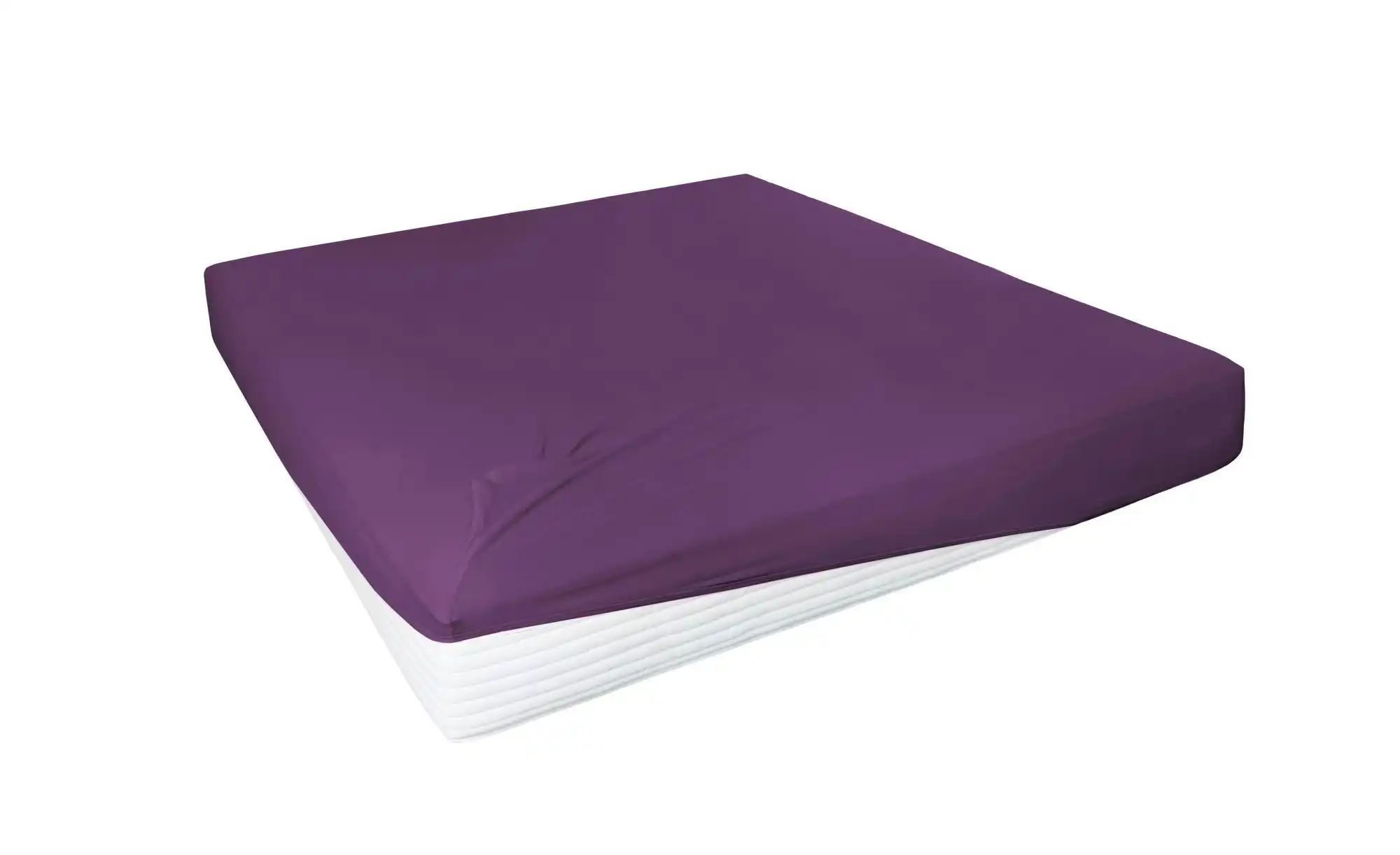 Thumbnail - Jersey-Elasthan Boxspringbetttuch   ¦ lila/violett ¦ Maße (cm): B: 100 H: 26 Bettwaren > Bettlaken - Höffner
