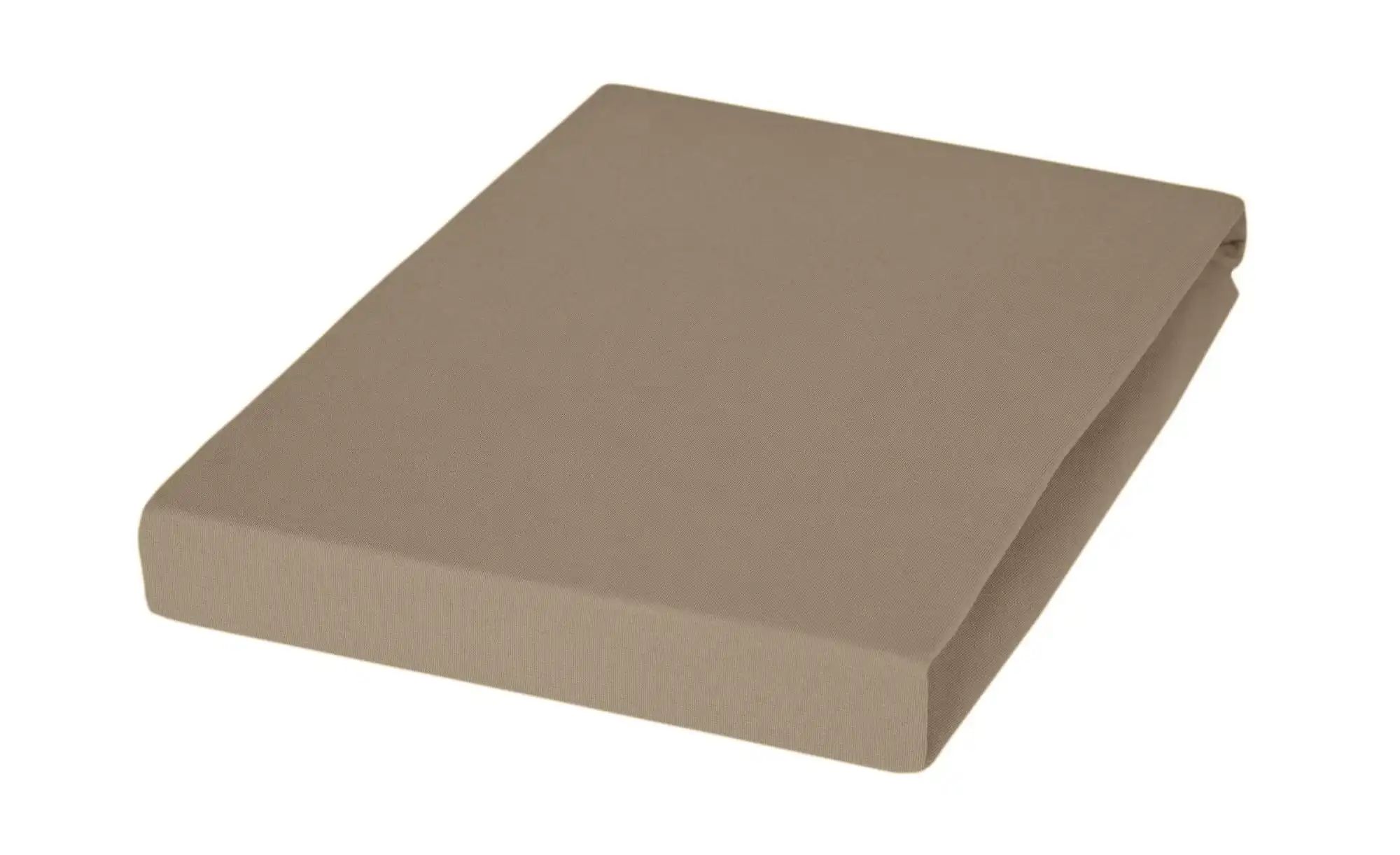 Janine Janine Spannbetttuch Elastic-Jersey 5002 taupe (57) Größe:  150x200 günstig online kaufen