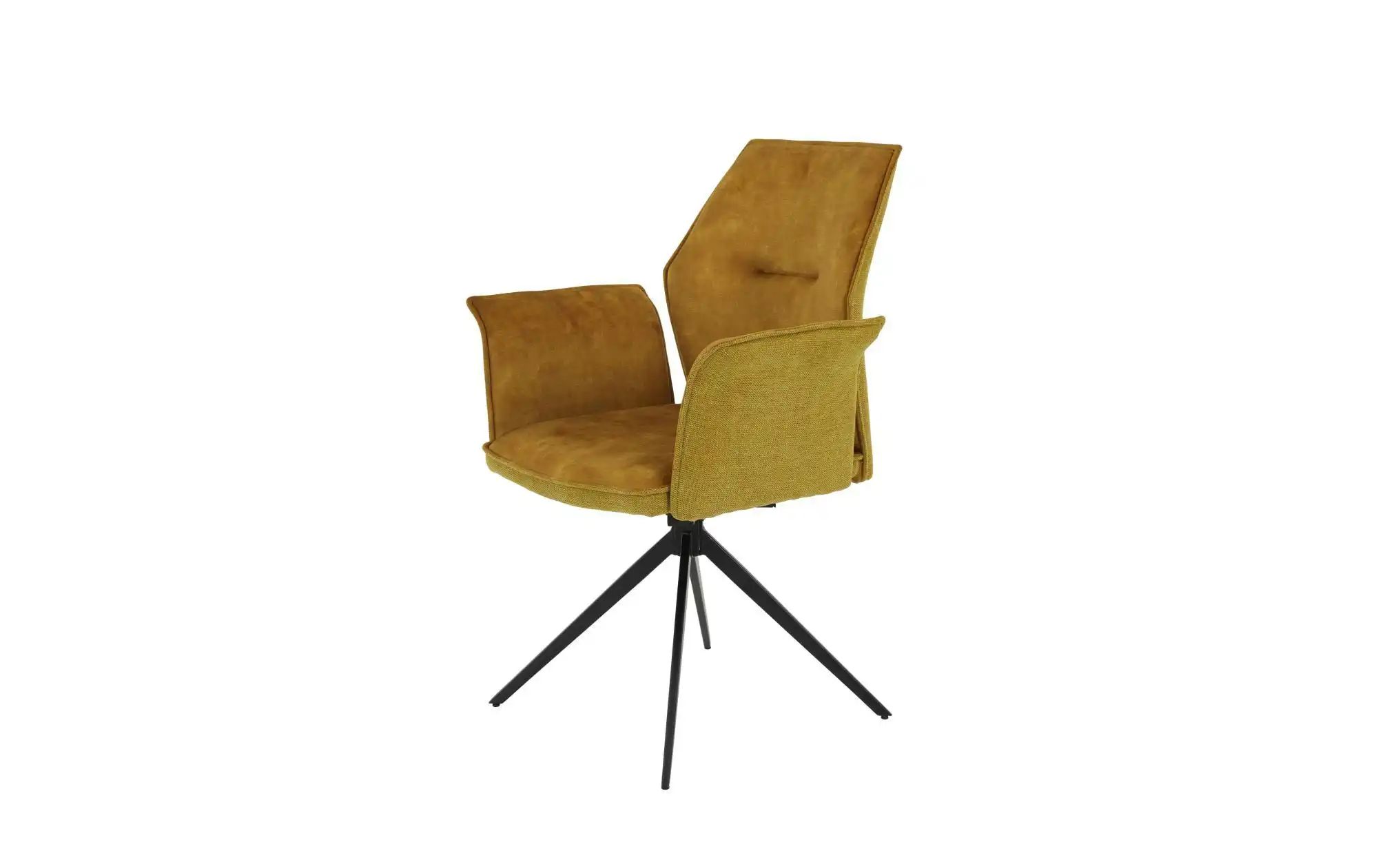Polsterstuhl  Kanan ¦ gelb ¦ Maße (cm): B: 64 H: 92 Stühle > Polsterstühle günstig online kaufen