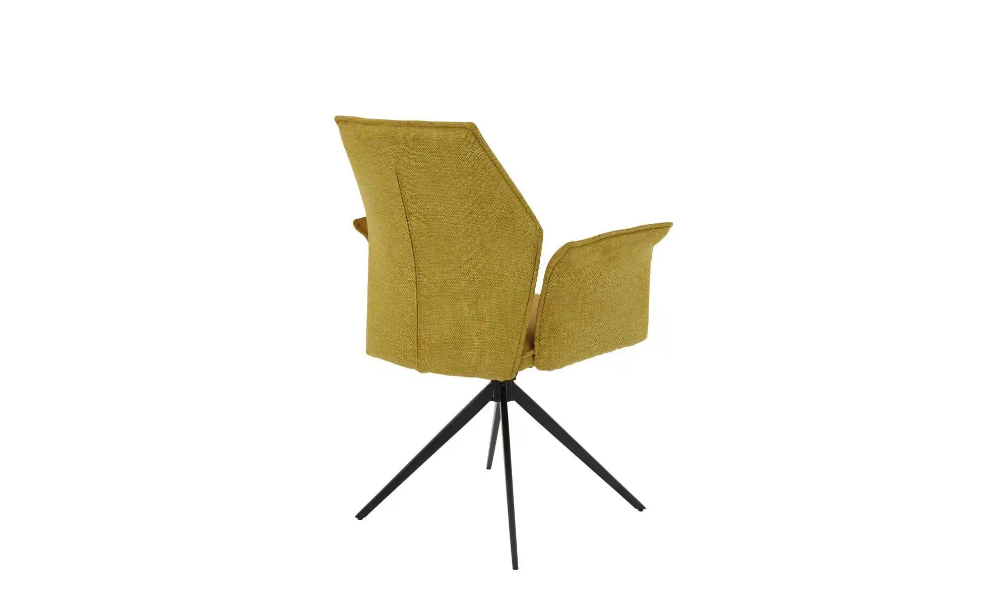 Polsterstuhl  Kanan ¦ gelb ¦ Maße (cm): B: 64 H: 92 Stühle > Polsterstühle günstig online kaufen