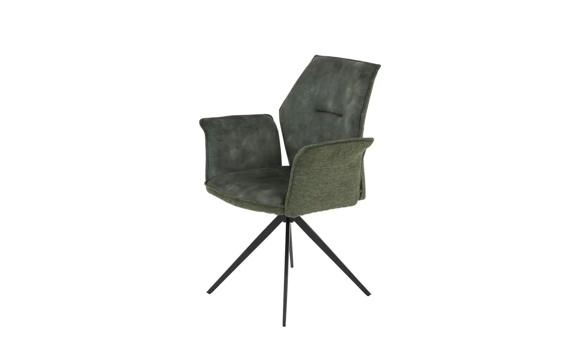 Polsterstuhl  Kanan ¦ grün ¦ Maße (cm): B: 64 H: 92 Stühle > Polsterstühle günstig online kaufen