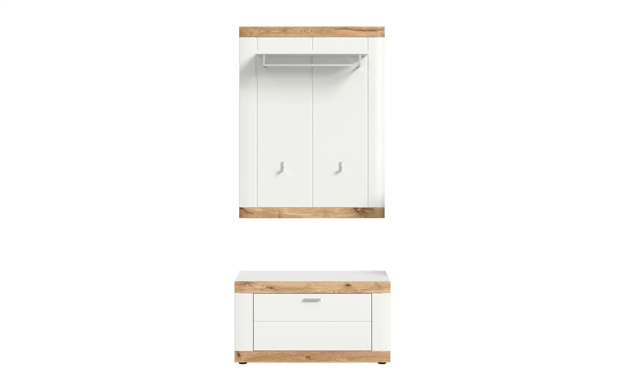 Garderoben-Set  Laredo ¦ weiß ¦ Maße (cm): B: 73 H: 191 T: 37.0 Garderoben günstig online kaufen