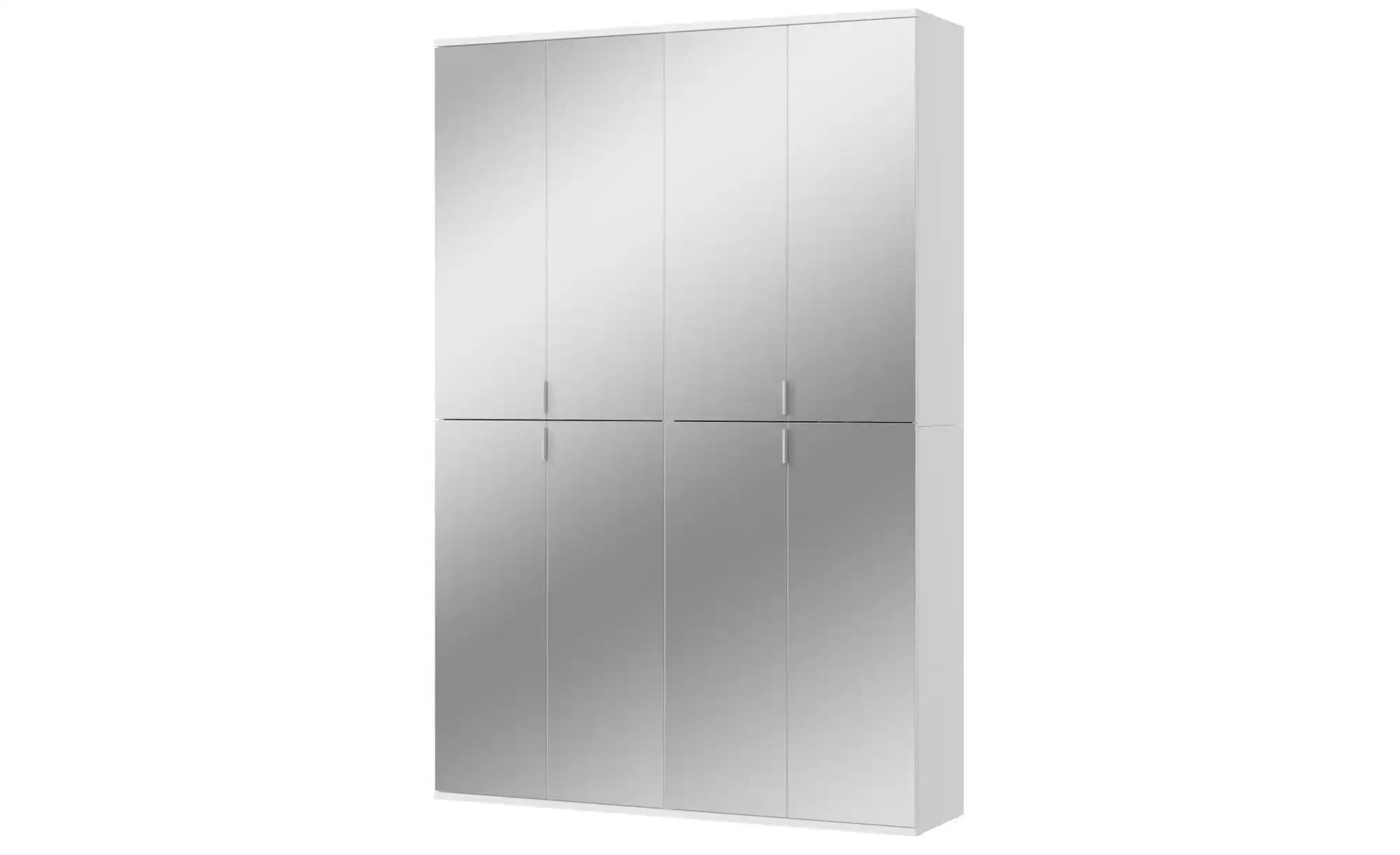 Garderobenschrank  Projekt X ¦ weiß ¦ Maße (cm): B: 122 H: 193 T: 34.0 Schr günstig online kaufen