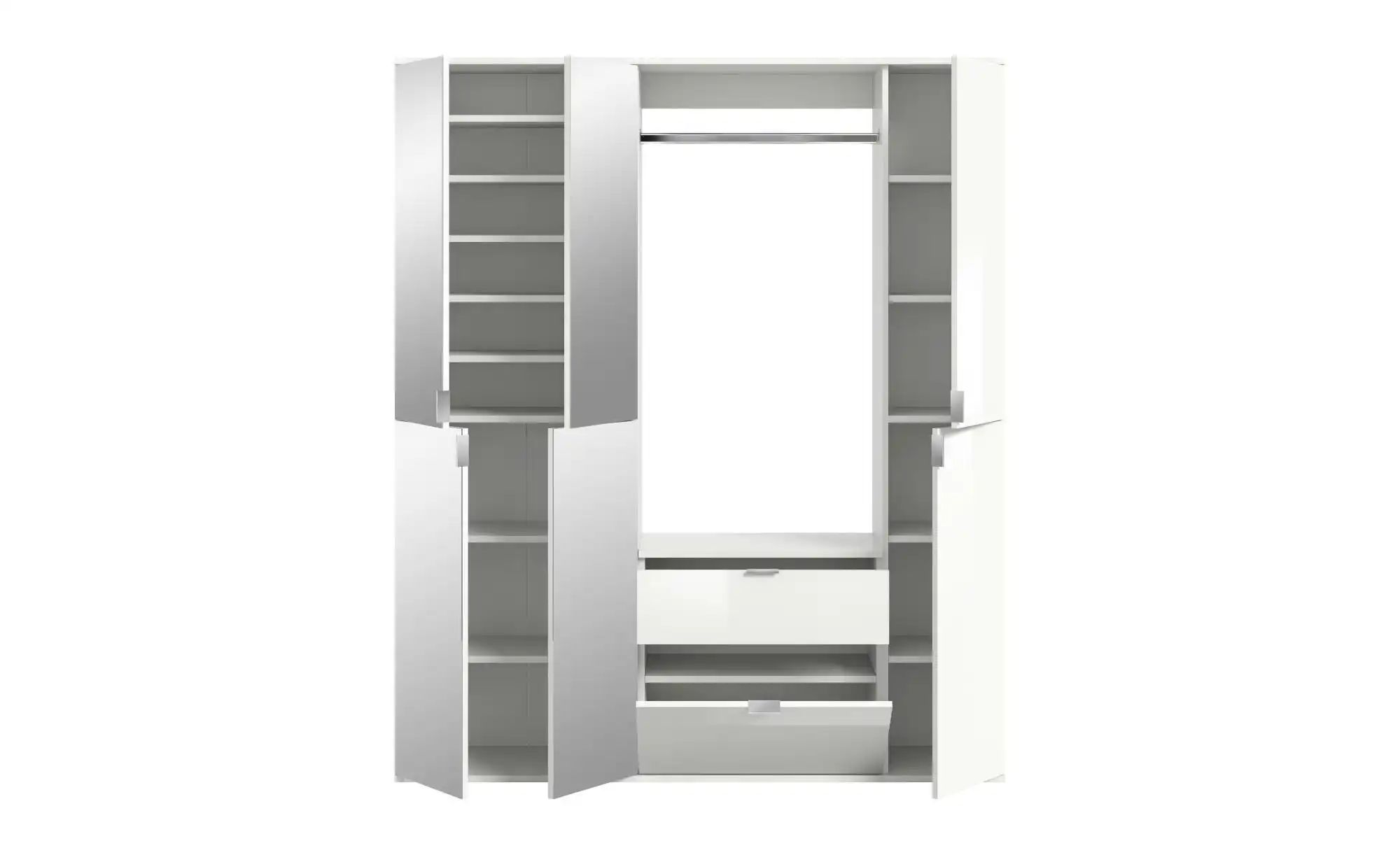 Thumbnail - Garderobenkombination  Projekt X ¦ weiß ¦ Maße (cm): B: 152 H: 193 T: 34.0 Garderoben & Kleiderstangen > Garderobensyste...