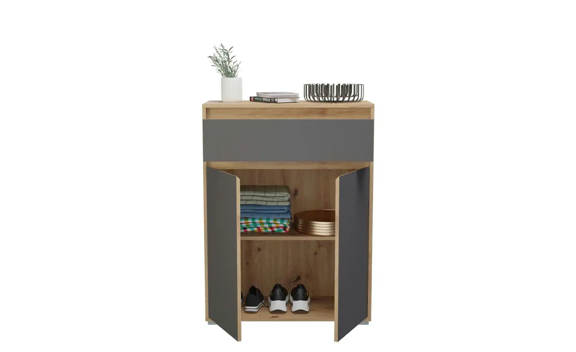 xonox.home Schuhschrank in Weiß - 76x102x35cm (BxHxT) günstig online kaufen